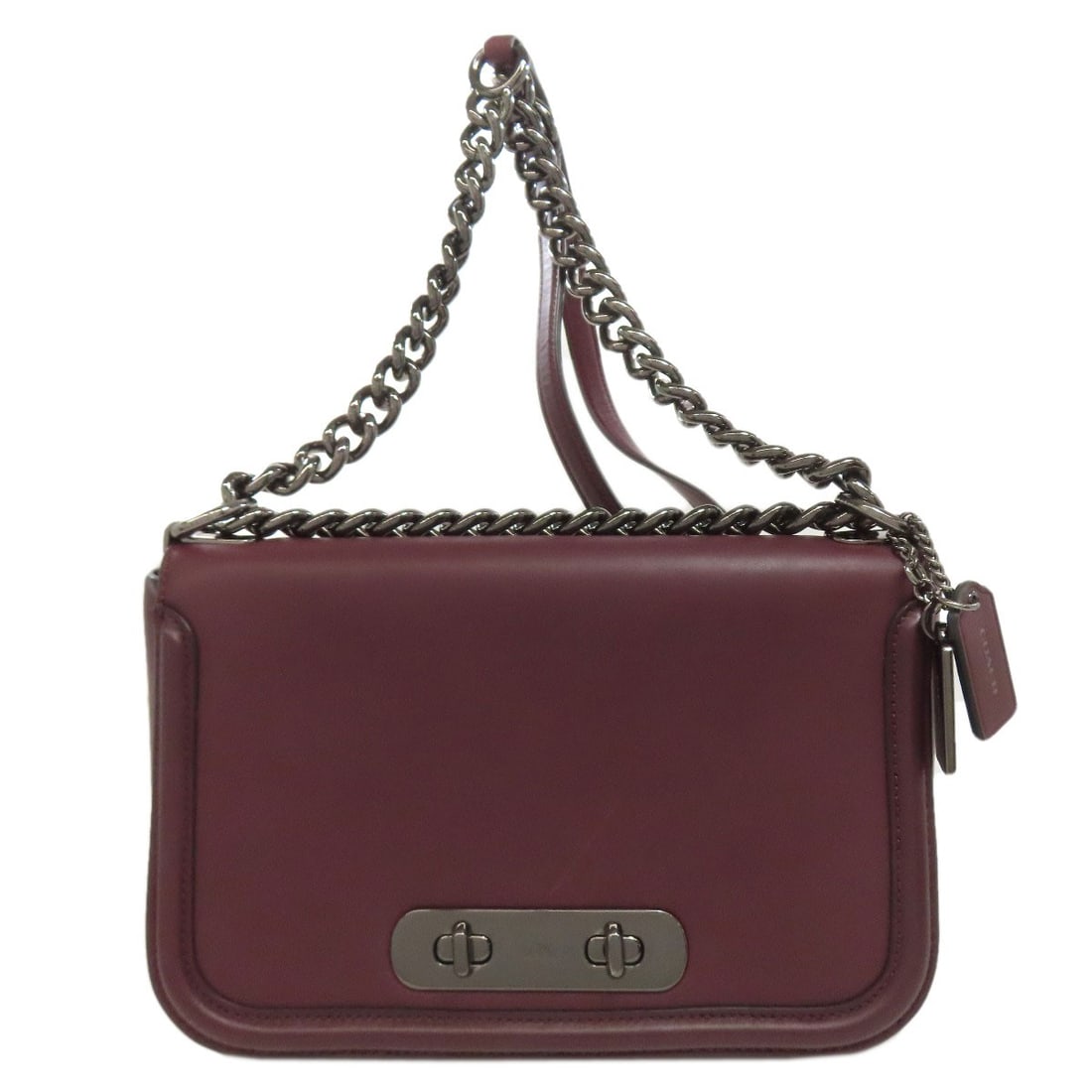 Bag Leather Shoulder Bag Logo Coach (1 of 20)