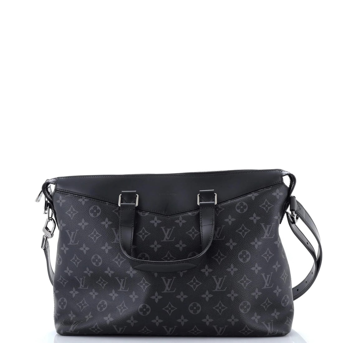 Canvas Monogram Eclipse Louis Vuitton Briefcase Explorer: Canvas Monogram Eclipse Louis Vuitton Briefcase Explorer Canvas Monogram Eclipse Louis Vuitton Briefcase Explorer - A stylish and functional briefcase with a classic design. This black canvas-coated e