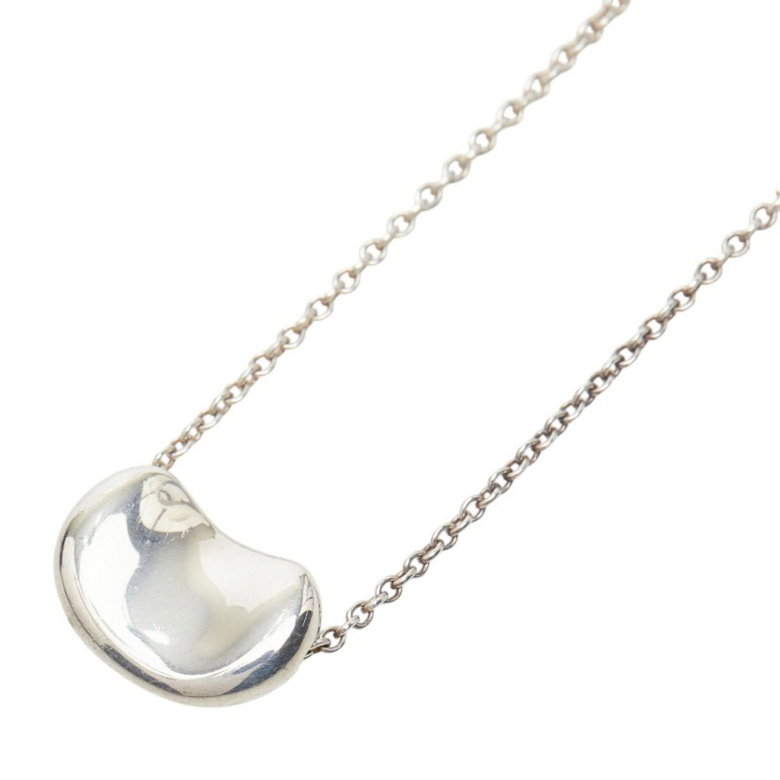 Tiffany & Co. Bean Necklace Sv925 Silver Women'S.: Tiffany & Co. Bean Necklace Sv925 Silver Women'S. Tiffany & Co.'s iconic Bean Necklace is a timeless classic. Made from sterling silver (925), this elegant necklace features a delicate pendant with a