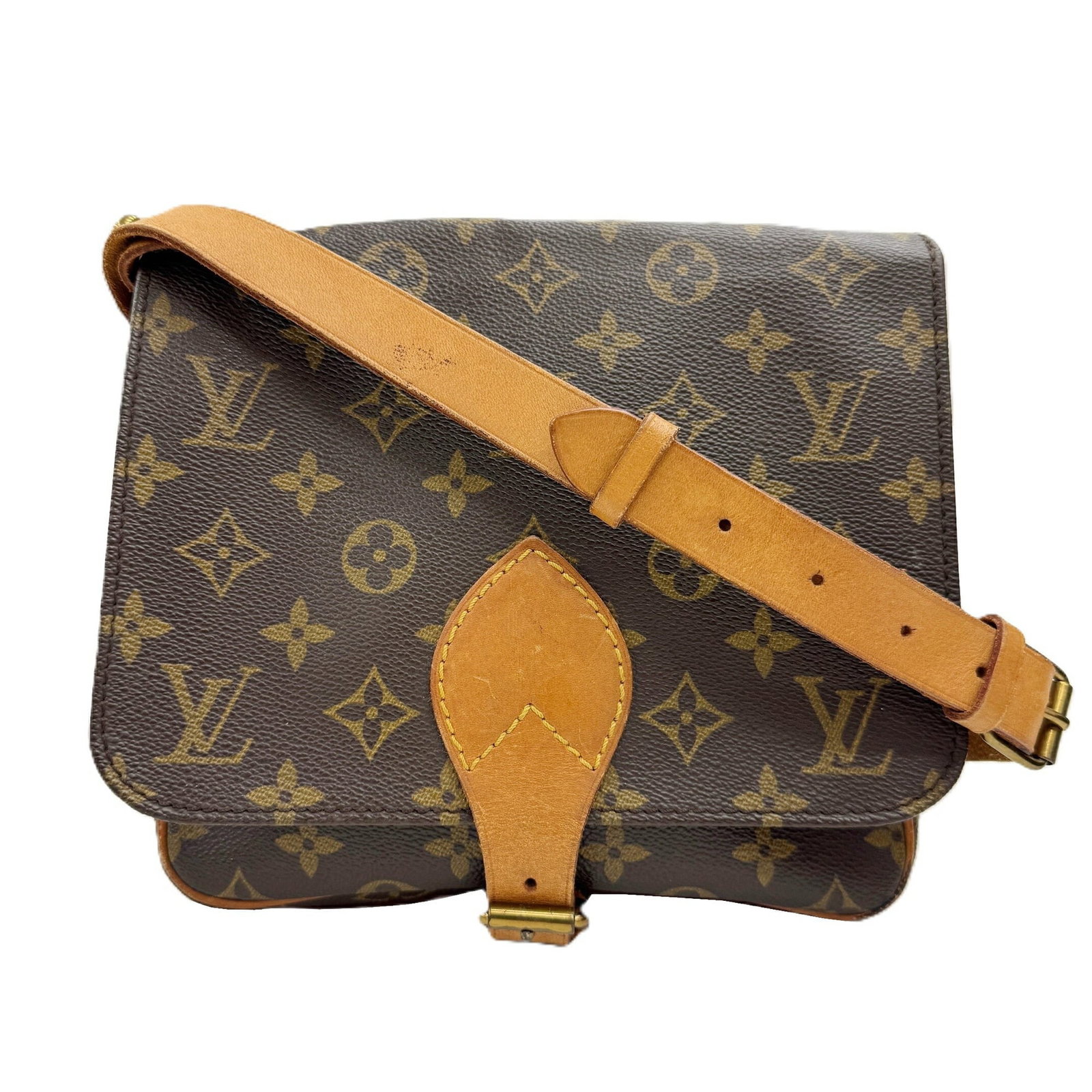 Louis Vuitton Shoulder Bag Monogram: Louis Vuitton Shoulder Bag Monogram This Louis Vuitton Shoulder Bag Monogram features the iconic brand's signature brown monogram pattern. With its classic design and timeless style, this bag is