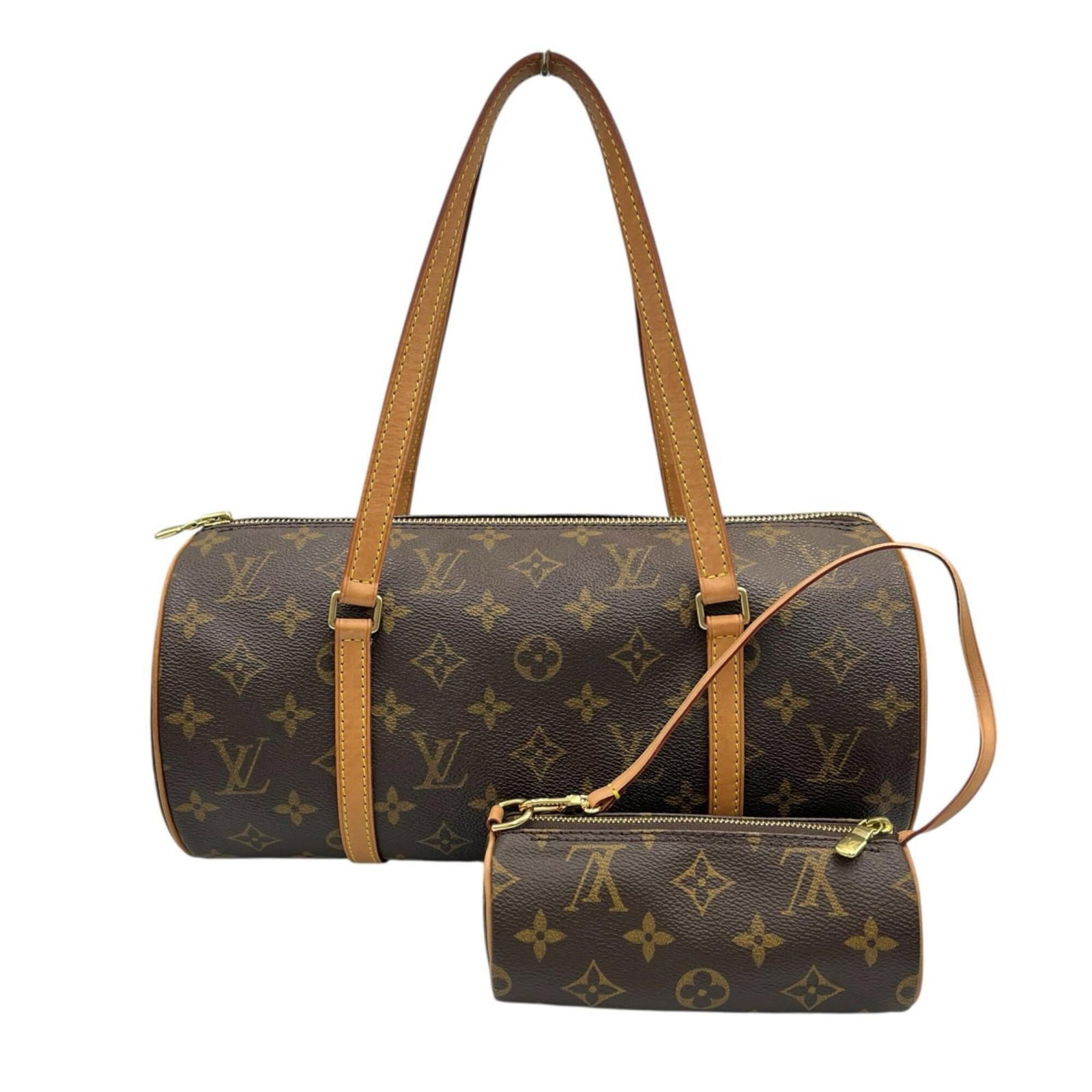 Louis Vuitton Handbag Pouch Monogram: Louis Vuitton Handbag Pouch Monogram Brown Monogram Louis Vuitton Handbag Pouch with Traces of Usage. This used handbag pouch features the iconic monogram pattern and has a size of 15cm x 31cm x