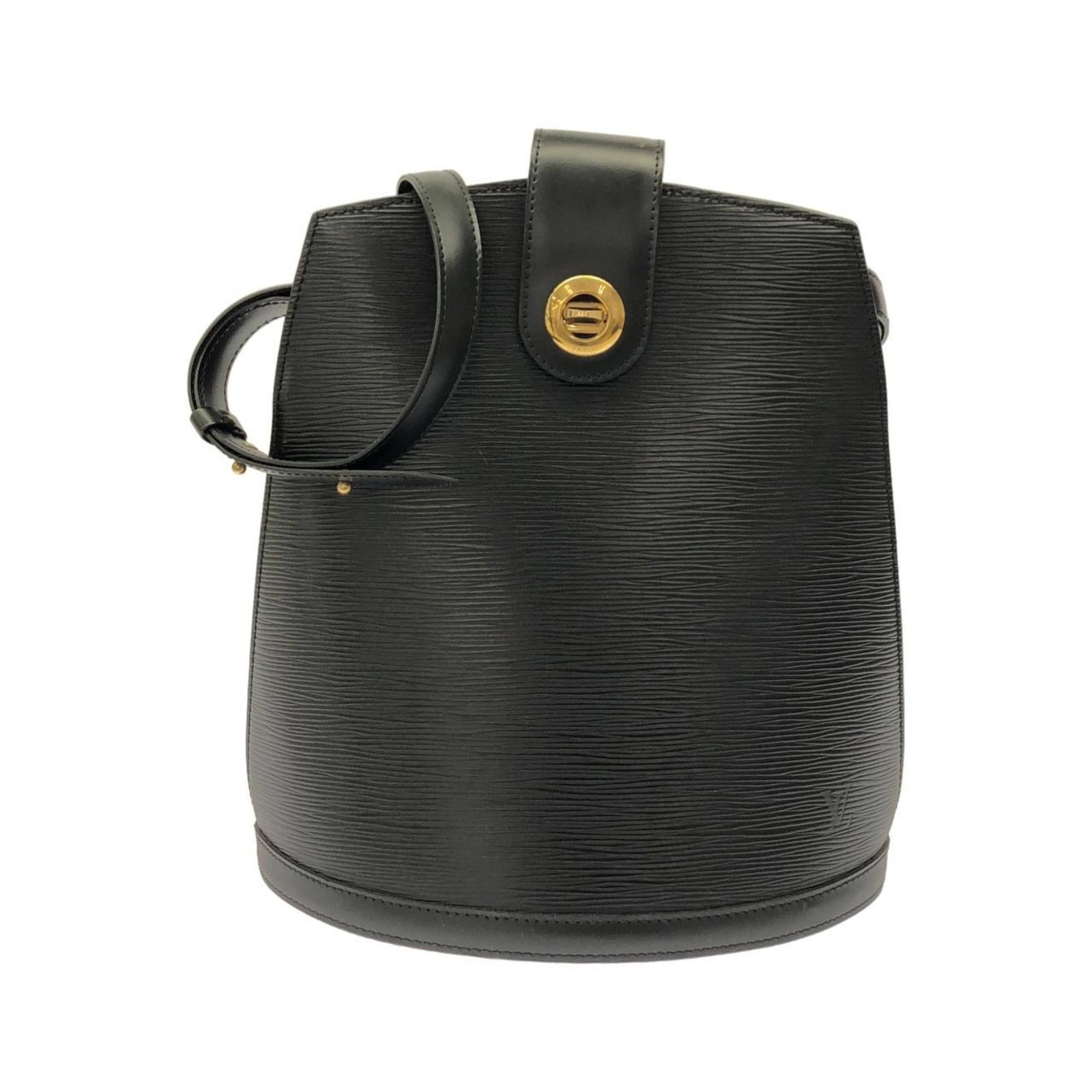 Louis Vuitton Shoulder Bag Leather: Louis Vuitton Shoulder Bag Leather The Louis Vuitton Shoulder Bag Leather features a classic design with a timeless black calfskin exterior. With its compact size and sturdy construction, this