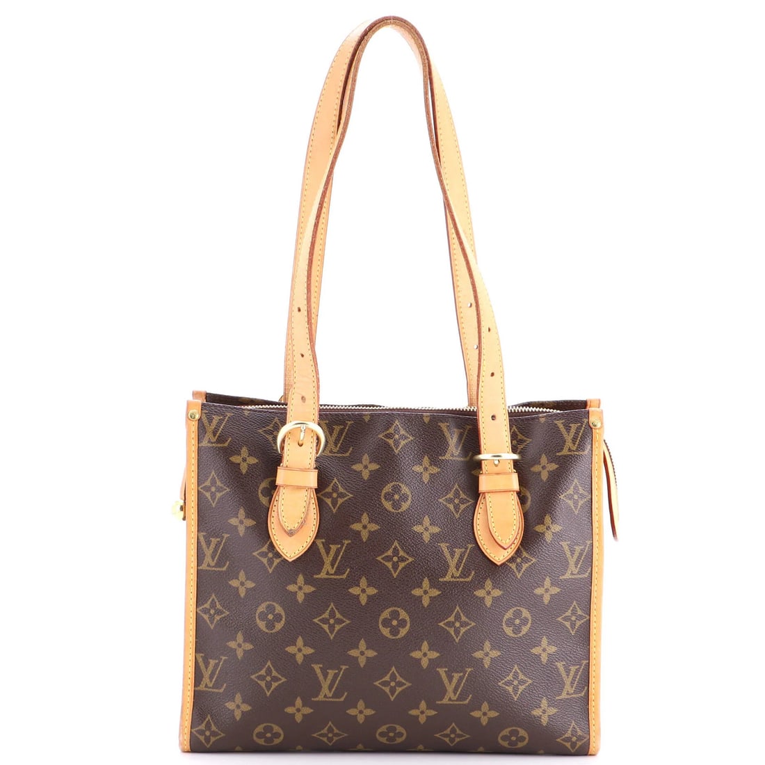 Louis Vuitton Monogram Canvas Tote Haut Popincourt: Louis Vuitton Monogram Canvas Tote Haut Popincourt The Louis Vuitton Monogram Canvas Tote Haut Popincourt boasts a classic design with a timeless appeal. With its brown canvas exterior and gold hardwa