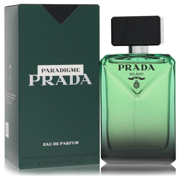 Prada Paradigme Cologne By Prada Eau De Parfum Spray: Prada Paradigme Cologne By Prada Eau De Parfum Spray 3.4 oz Eau De Parfum Spray with 500g of fragrance, offering a Cologne scent for Men from Prada's Paradigme collection. This eau de parfum spray fea
