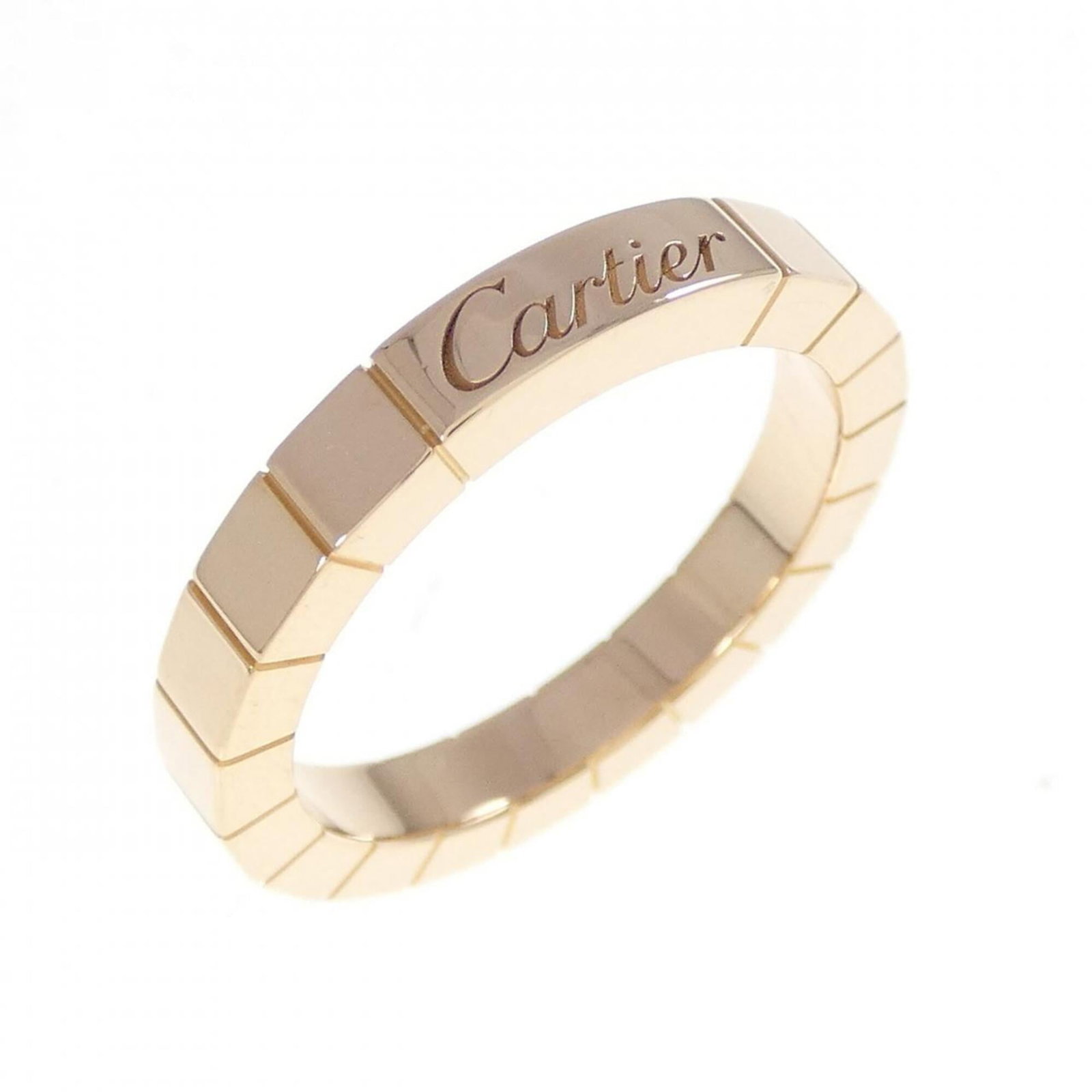 Cartier Band Ring Pink Gold (18K): Cartier Band Ring Pink Gold (18K) Cartier Band Ring in Pink Gold (18K) boasts elegant design with subtle scratches and dirt, giving it a well-worn look. The pink gold material adds a touch of sophisti