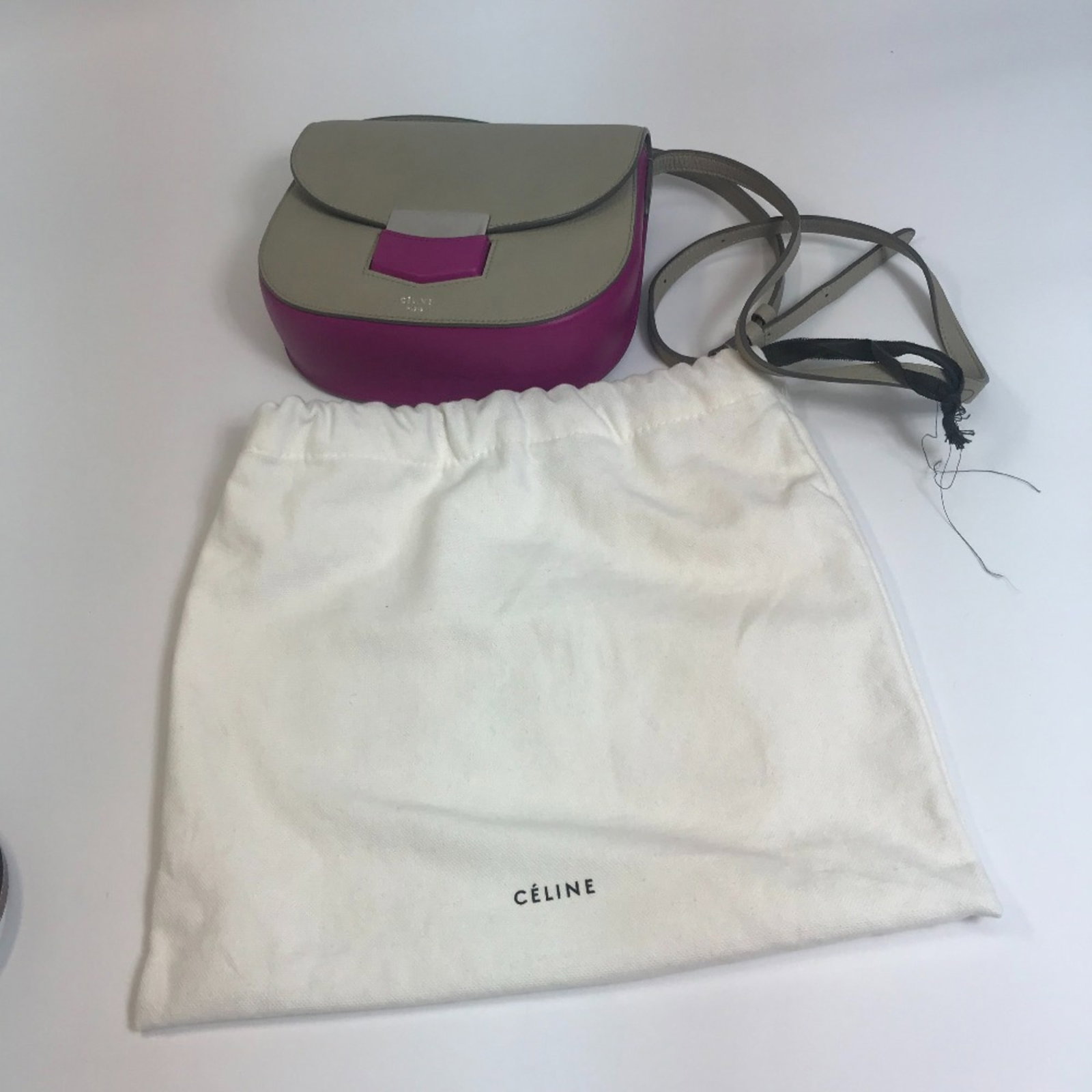 Celine Shoulder Bag Leather - 16