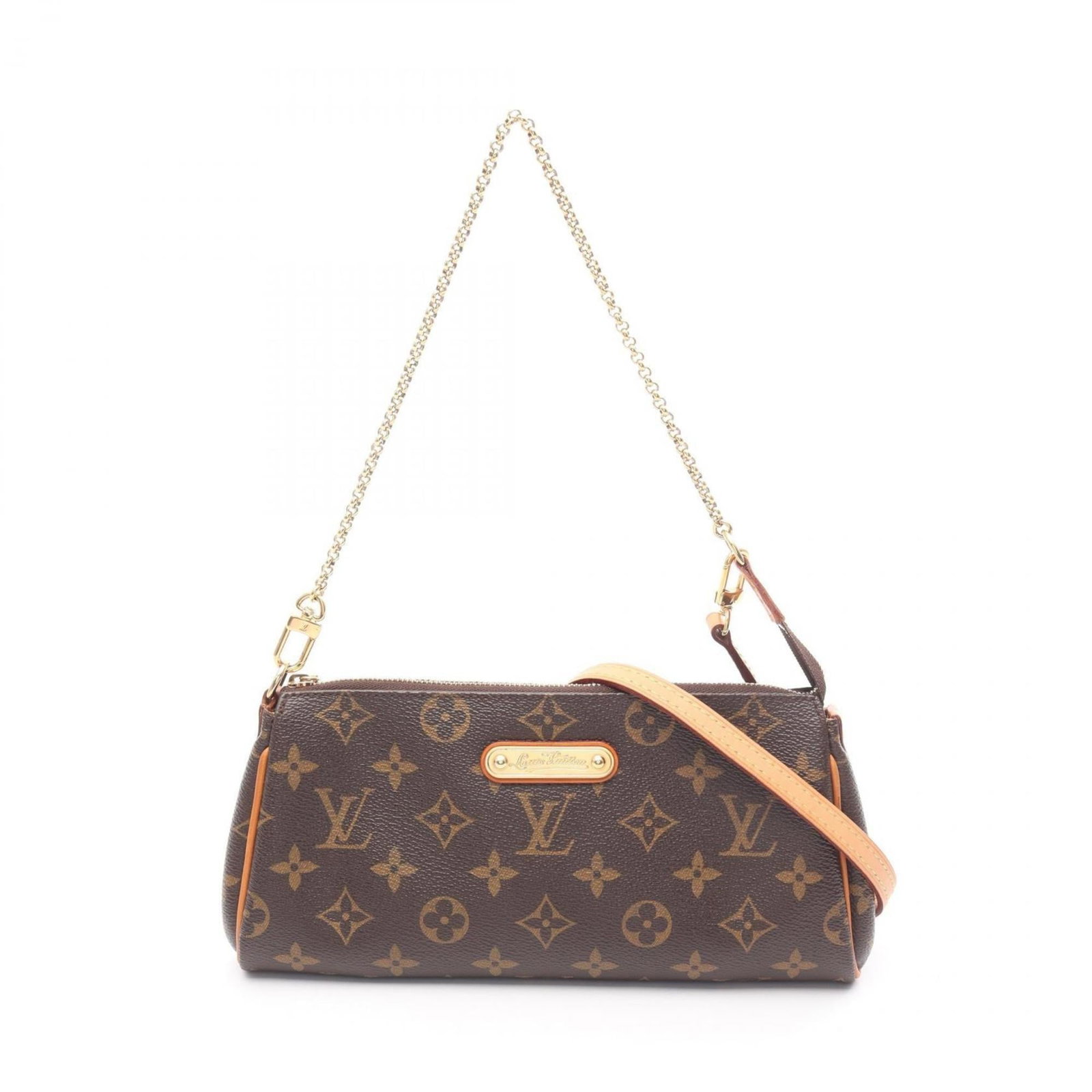 Louis Vuitton Shoulder Bag Coated Canvas Leather: Louis Vuitton Shoulder Bag Coated Canvas Leather Brown Louis Vuitton Shoulder Bag with Coated Canvas Leather, featuring a classic design and durable construction. This pre-owned bag has some minor sig