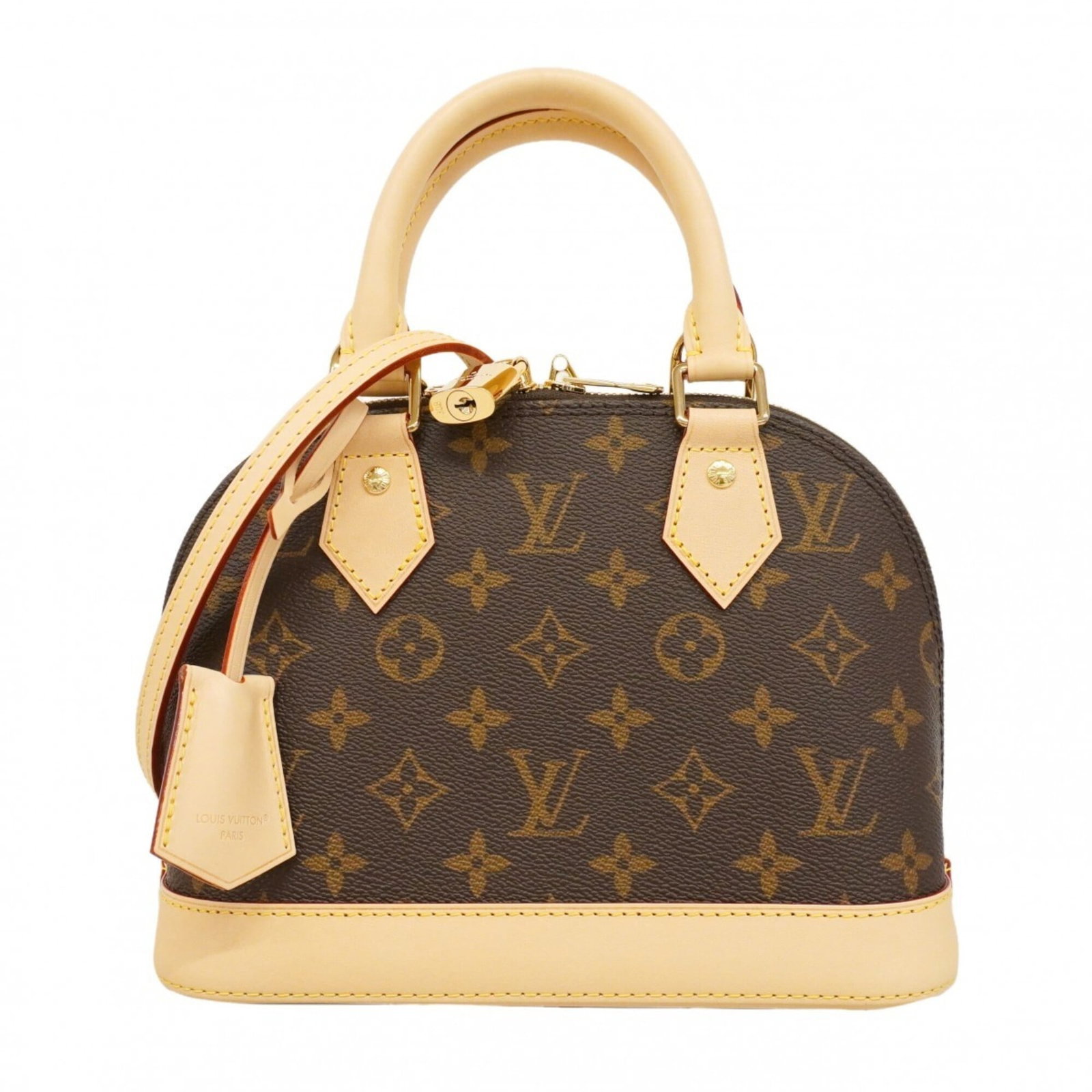 Louis Vuitton Handbag: Louis Vuitton Handbag Brown Louis Vuitton Handbag for Women. This used handbag features a classic design with some scratches and dirt, but remains in very good condition. Measuring 17cm x 24cm x 11.5c