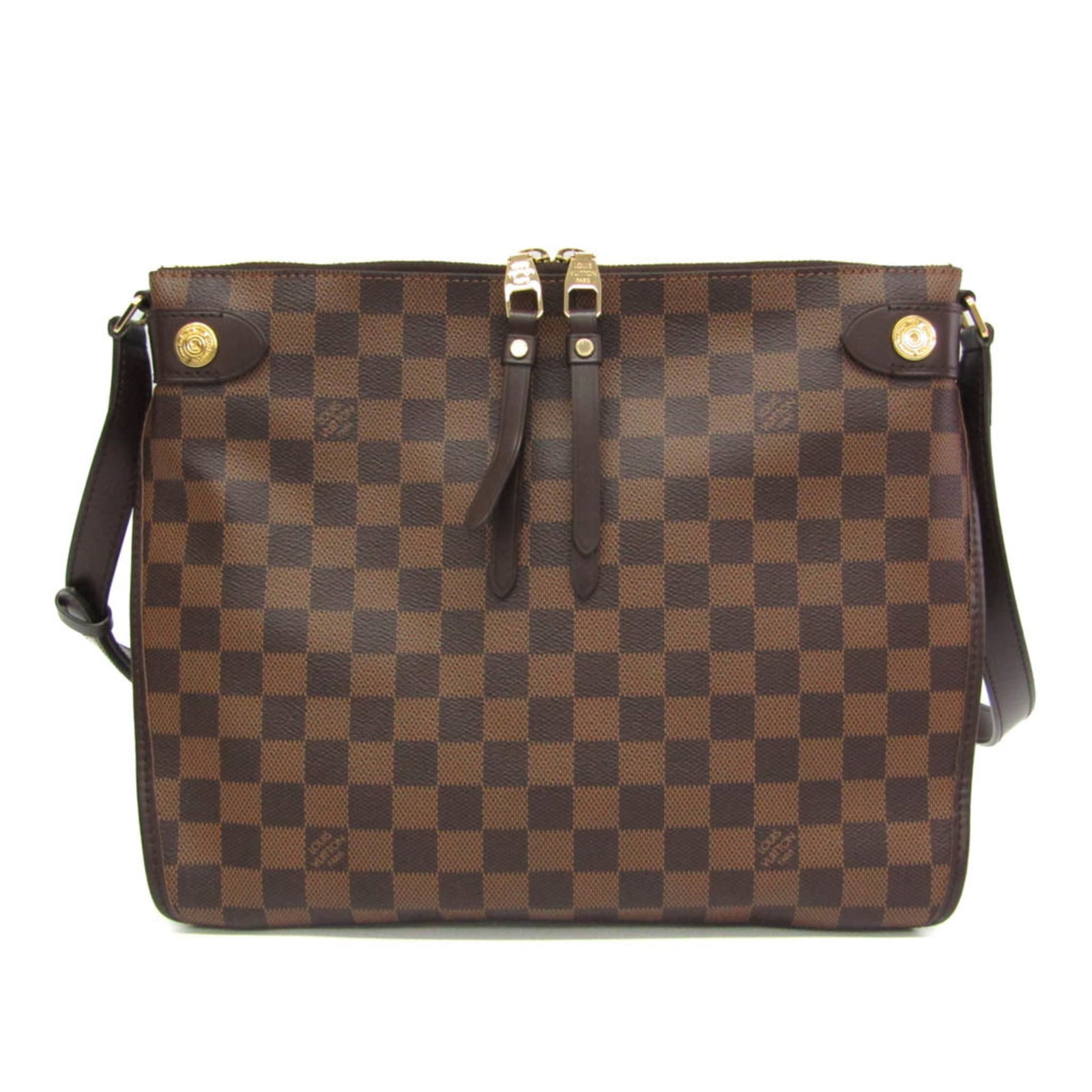Louis Vuitton Shoulder Bag Damier Canvas: Louis Vuitton Shoulder Bag Damier Canvas Damier Canvas from Louis Vuitton adds a touch of timeless elegance to any outfit with its classic design and iconic pattern. This shoulder bag features gold ha