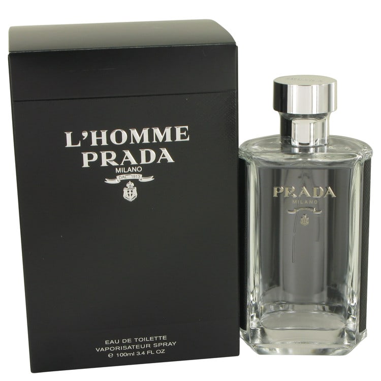 Prada L'homme Cologne By Prada Eau De Toilette Spray: Prada L'homme Cologne By Prada Eau De Toilette Spray Prada L'homme Cologne By Prada Eau De Toilette Spray - A sophisticated and elegant fragrance for men. This 3.4 oz eau de toilette spray features a 
