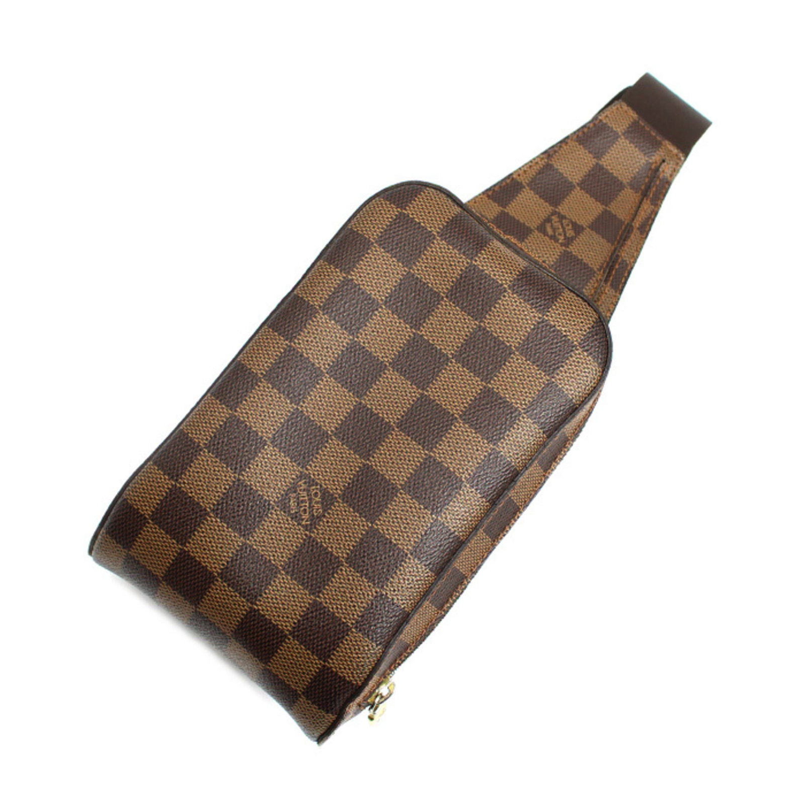 Louis Vuitton Sling Bag Damier Canvas: Louis Vuitton Sling Bag Damier Canvas Damier Canvas pattern adds a touch of classic elegance to this Louis Vuitton Sling Bag. Made from high-quality Damier canvas and featuring gold accents, this bag 