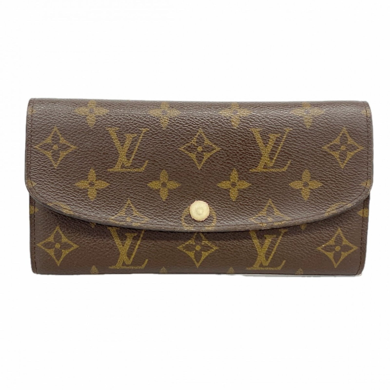Louis Vuitton Long Wallet (Bi-Fold): Louis Vuitton Long Wallet (Bi-Fold) Used Louis Vuitton Long Wallet (Bi-Fold) in Rose Ballerine color. This bi-fold wallet features a classic design with a rose gold ballerine pattern, measuring 9.5cm