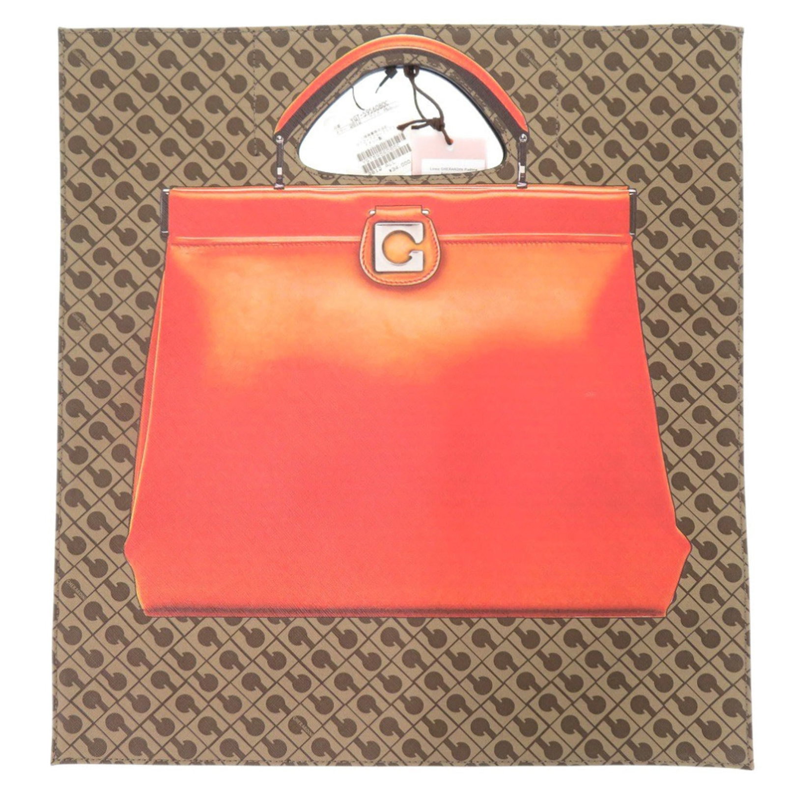 Gherardini Handbag Pvc: Gherardini Handbag Pvc The Gherardini Handbag Pvc is a stylish and durable accessory made from high-quality PVC material. With its classic brown color and open closure, this handbag offers a timeless
