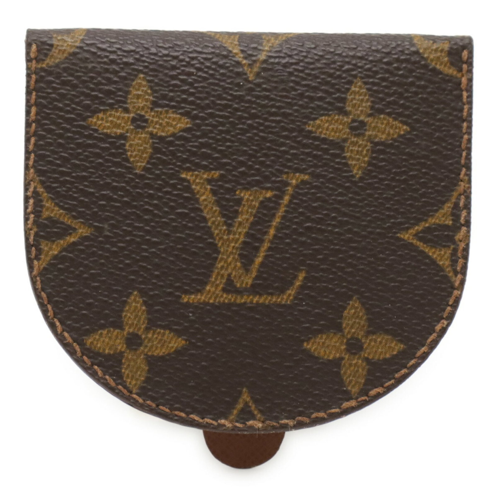 Louis Vuitton Coin Purse/Coin Case Monogram: Louis Vuitton Coin Purse/Coin Case Monogram The Louis Vuitton Coin Purse/Coin Case Monogram in brown features the iconic monogram pattern, adding a touch of luxury to any accessory. With its compact s