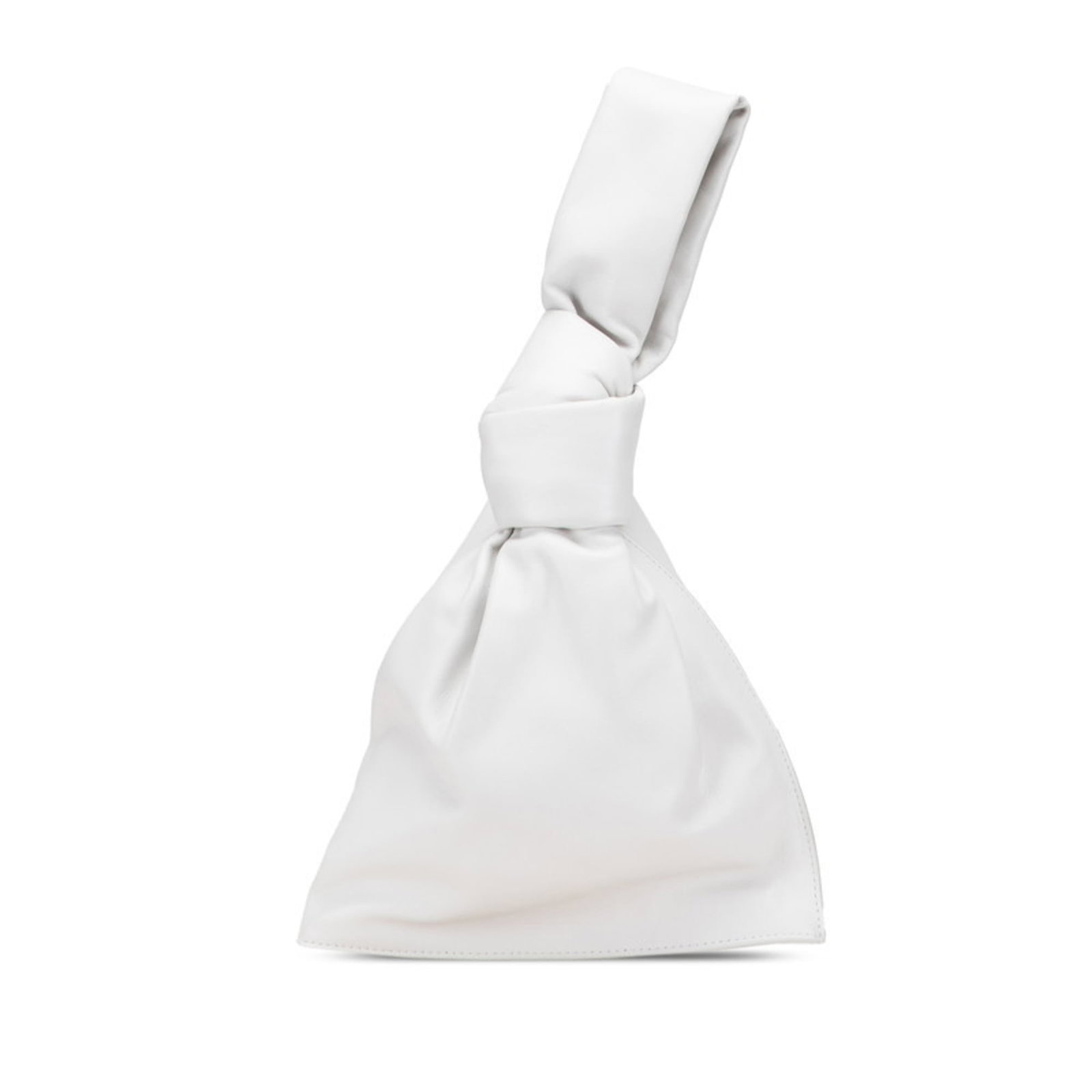 Bottega Veneta Handbag Leather: Bottega Veneta Handbag Leather Bottega Veneta Handbag Leather features a crisp white leather exterior with subtle signs of gentle use. The bag's compact size and sleek design make it a versatile