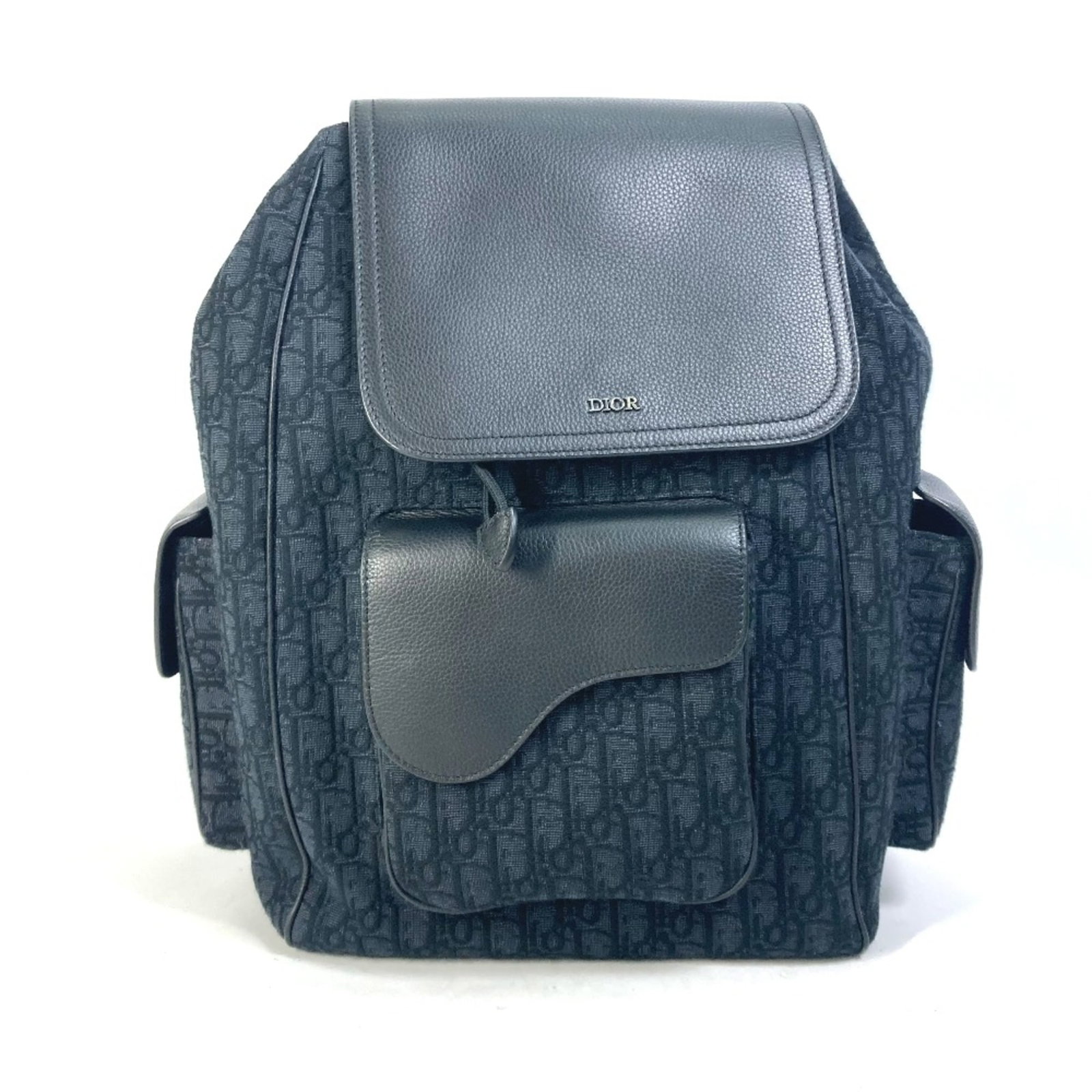Christian Dior Backpack Other: Christian Dior Backpack Other Navy Christian Dior backpack with clean lines and classic design. Made from durable material, this backpack measures 25.5cm wide, 41cm tall, and 15cm deep, making it a pr