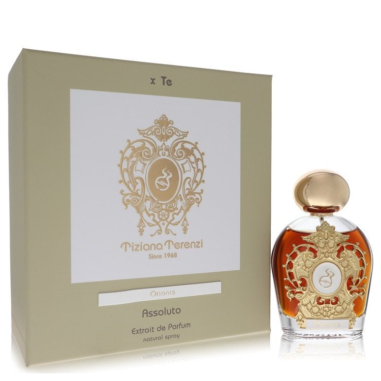 Tiziana Terenzi Orionis Perfume By Tiziana Terenzi Extrait De Parfum Spray (Unisex): Tiziana Terenzi Orionis Perfume By Tiziana Terenzi Extrait De Parfum Spray (Unisex) Tiziana Terenzi's Orionis Extrait De Parfum Spray is a unisex fragrance featuring an exquisite blend of scents. This
