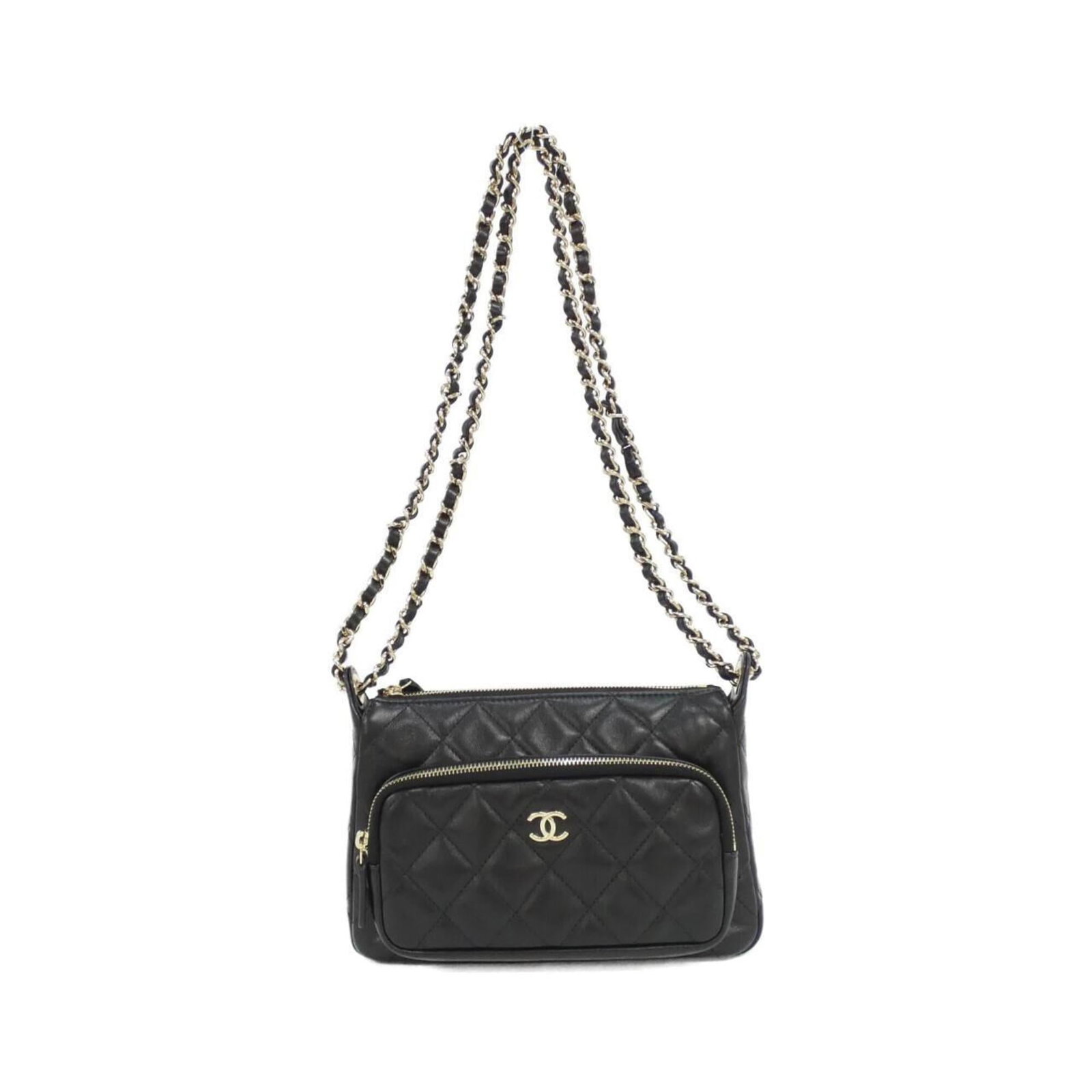 Chanel Shoulder Bag Leather (1 of 7)