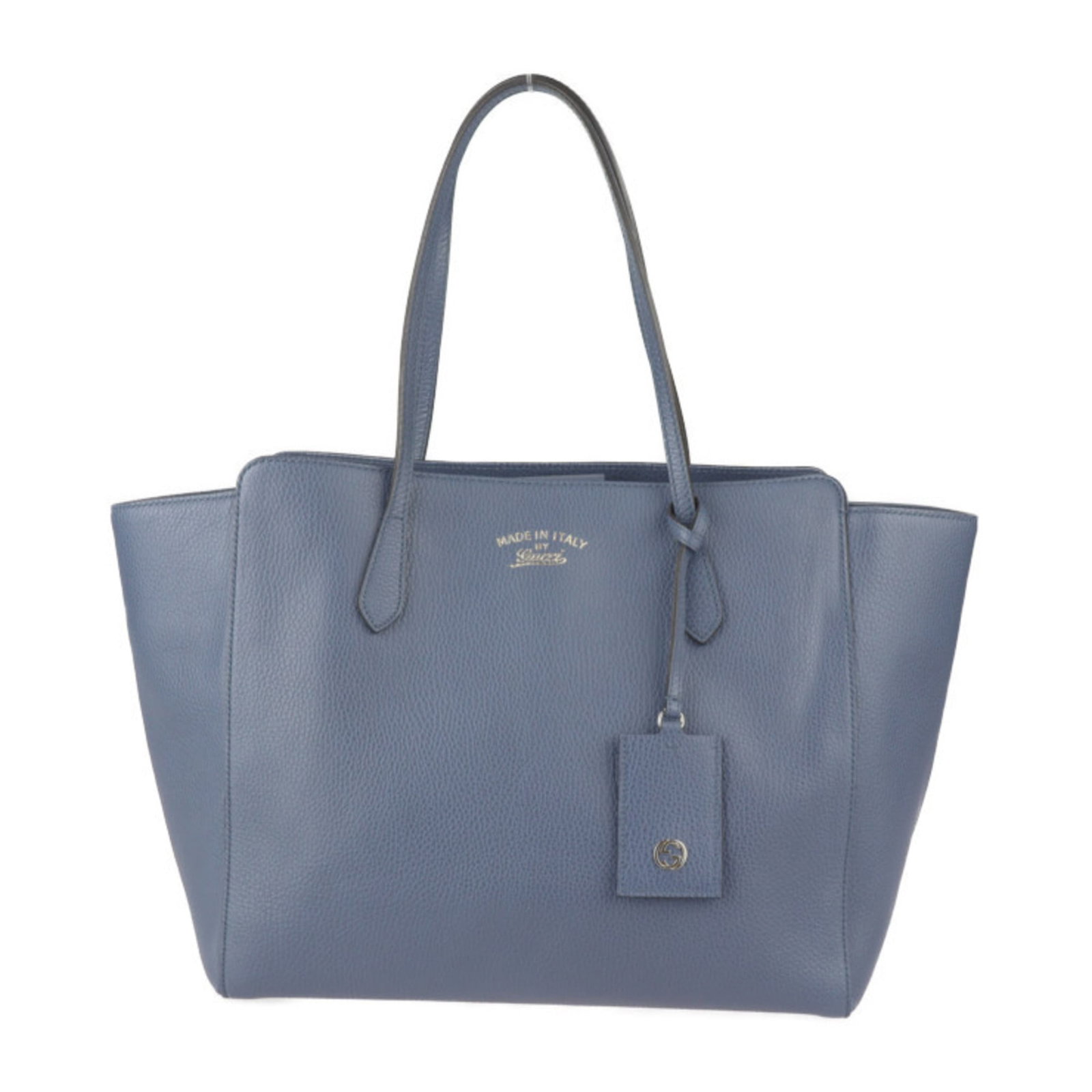 Gucci Handbag Shoulder Bag Tote Bag Leather: Gucci Handbag Shoulder Bag Tote Bag Leather Gucci's iconic leather shoulder bag features a classic navy color with gold hardware, adding a touch of sophistication to any outfit. With its spacious inte