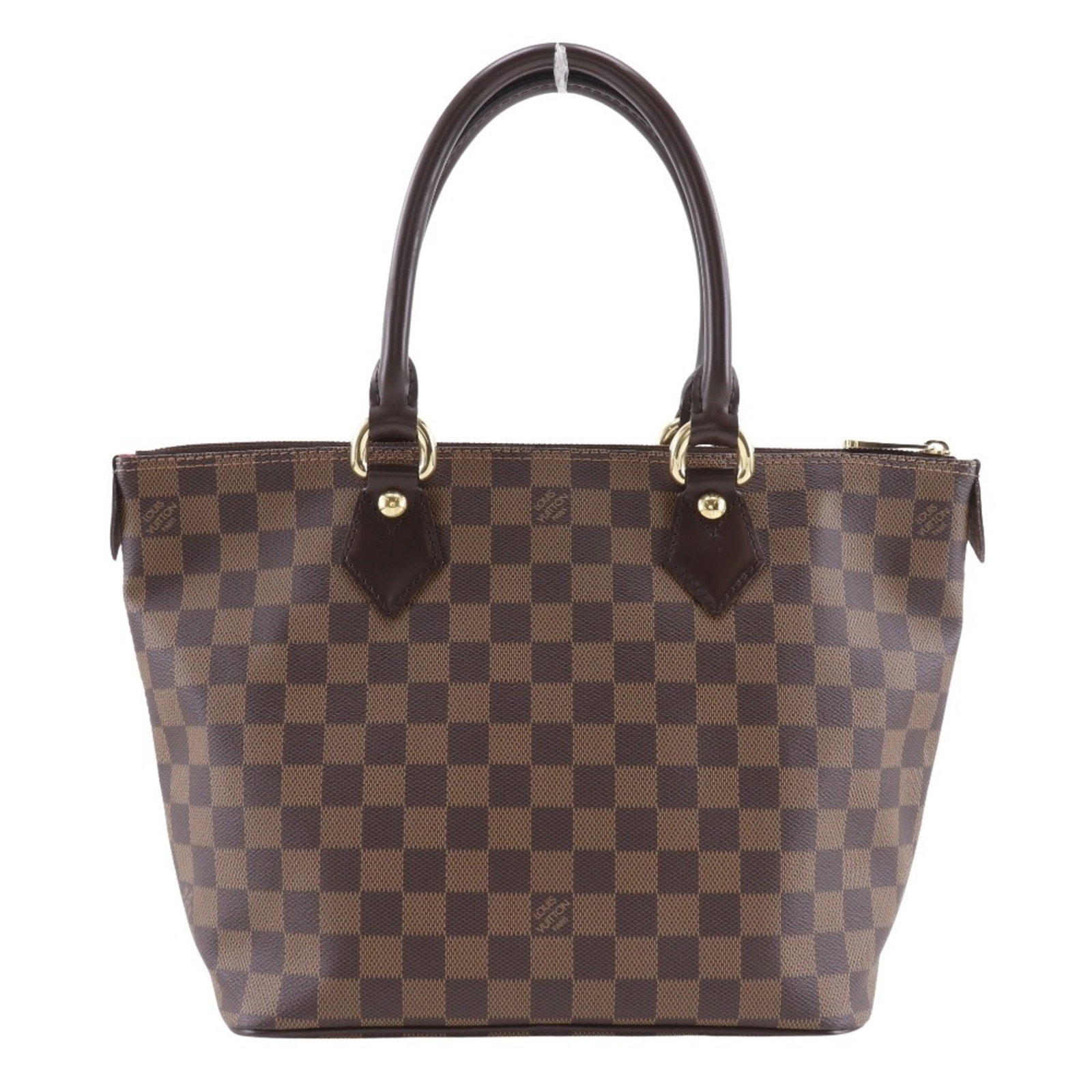 Louis Vuitton Tote Bag Damier Canvas: Louis Vuitton Tote Bag Damier Canvas Damier Canvas tote bag from Louis Vuitton in brown, featuring classic design with some scratches and dirt. Made of high-quality Damier canvas material, this used t