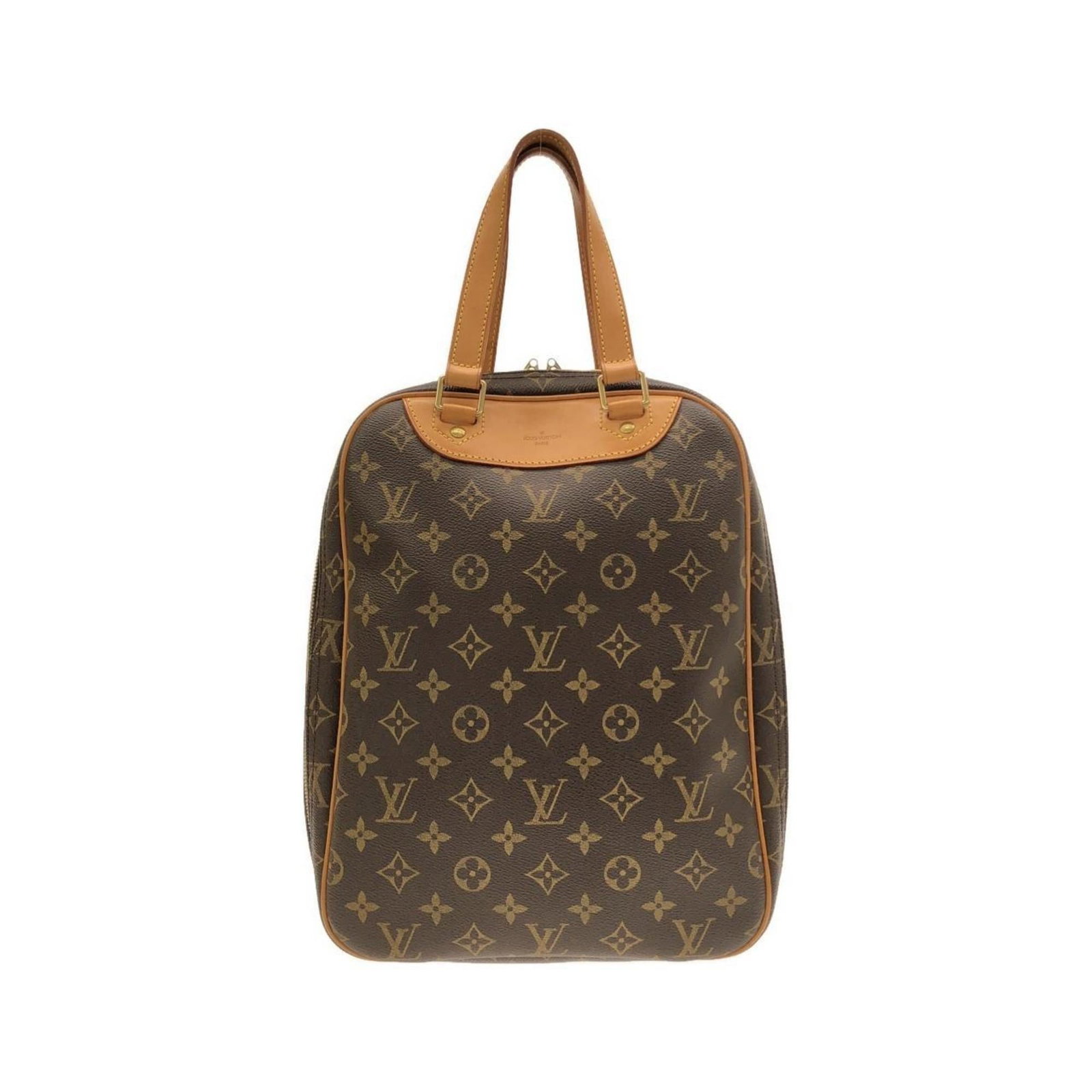 Louis Vuitton Handbag Coated Canvas: Louis Vuitton Handbag Coated Canvas This Louis Vuitton Handbag Coated Canvas features a classic marron color and gold hardware, adding a touch of timeless elegance to any outfit. With its durable coat