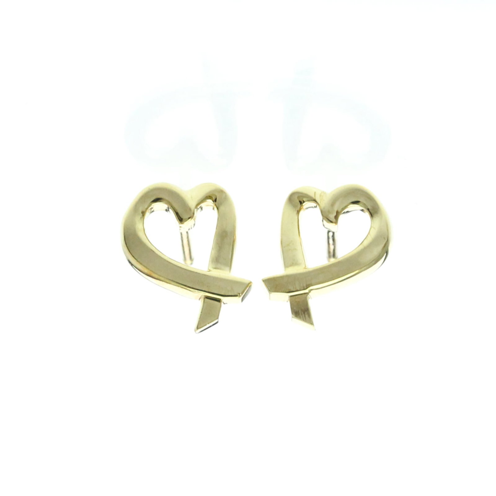 Tiffany Stud Earrings Yellow Gold (18K): Tiffany Stud Earrings Yellow Gold (18K) Stunning Tiffany stud earrings in 18K yellow gold, featuring a classic fashion design with clean lines and simplicity. With a subtle size of 10.50mm x 8.00mm, t