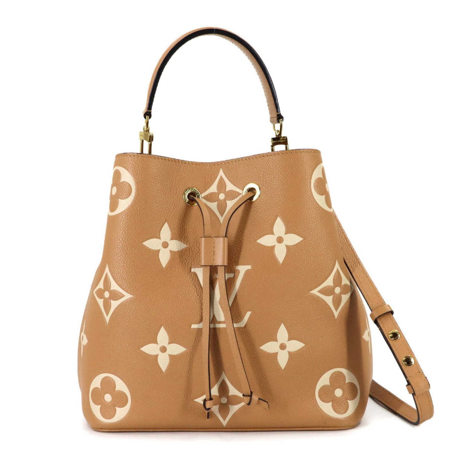 Louis Vuitton Handbag Shoulder Bag Monogram Empreinte: Louis Vuitton Handbag Shoulder Bag Monogram Empreinte The Louis Vuitton Handbag Shoulder Bag Monogram Empreinte boasts a timeless design with its iconic Beige and Brown color palette. Made from high-q