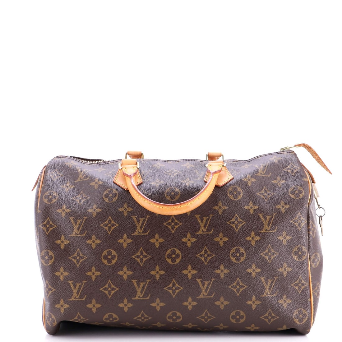 Canvas Monogram Bag Speedy Louis Vuitton: Canvas Monogram Bag Speedy Louis Vuitton The Louis Vuitton Speedy bag boasts a timeless design with its classic monogram canvas exterior and sturdy top handle. Measuring 35 inches in size, this spacio