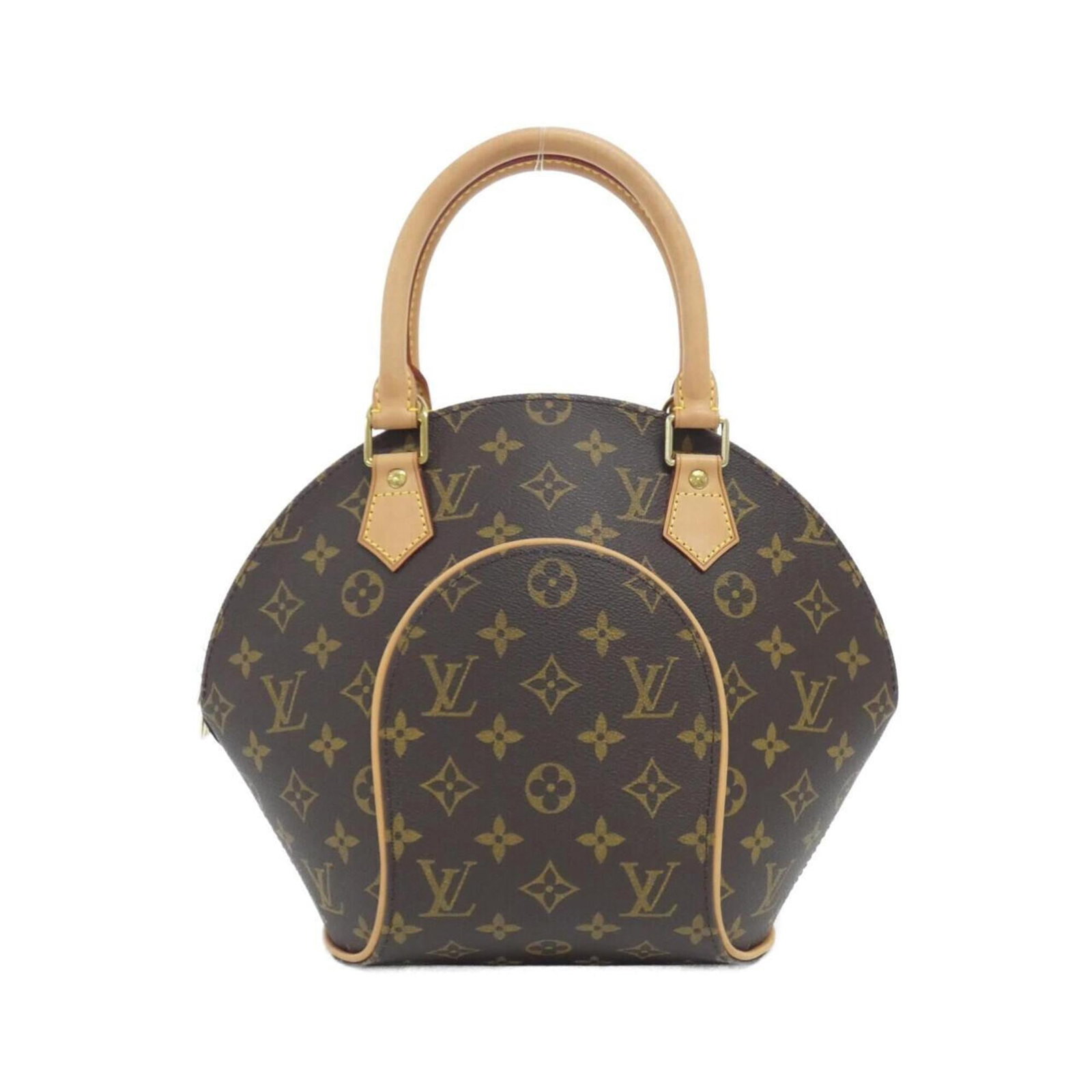 Louis Vuitton Handbag Coated Canvas: Louis Vuitton Handbag Coated Canvas The Louis Vuitton Handbag Coated Canvas features a timeless design with a classic maroon color and iconic monogram pattern. This pre-owned handbag has been well-car