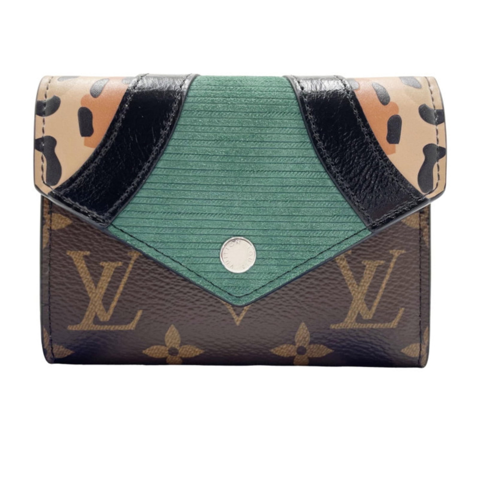 Louis Vuitton Wallet (Tri-Fold) Pvc Cuir Ombre Leather: Louis Vuitton Wallet (Tri-Fold) Pvc Cuir Ombre Leather The Louis Vuitton Tri-Fold Wallet in Pvc Cuir Ombre Leather boasts a unique ombre effect on its brown leather exterior. With its tri-fold design