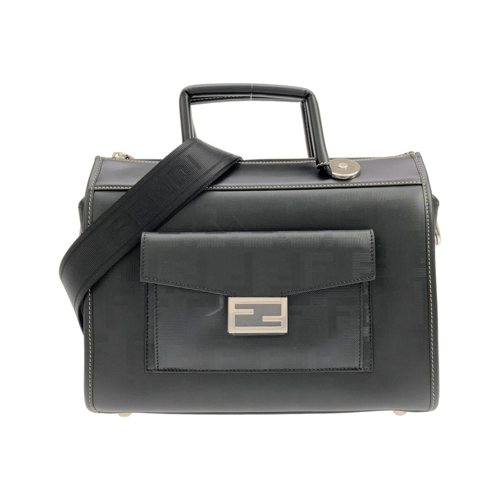 Fendi Boston Bag Leather (1 of 9)