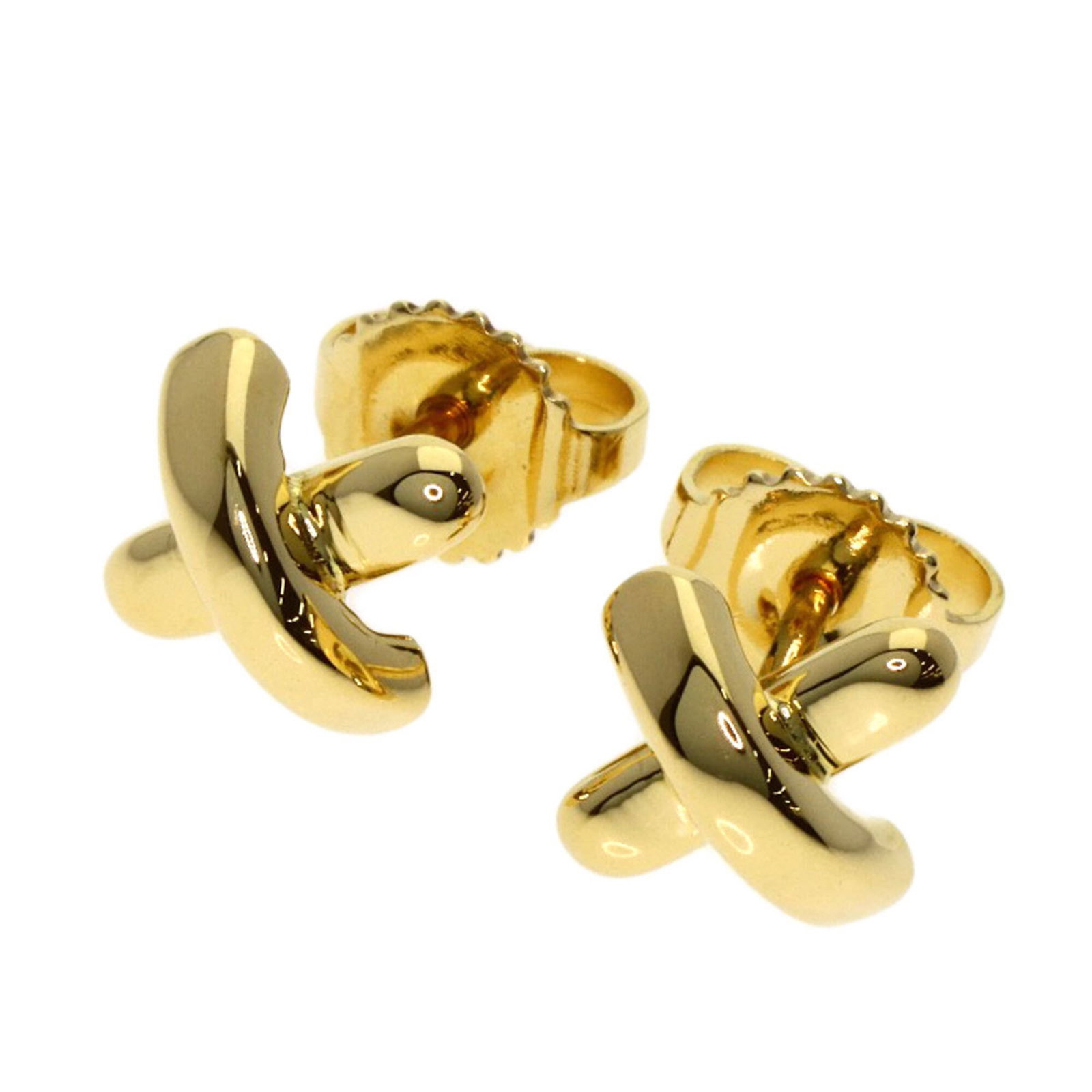 Tiffany Stud Earrings Yellow Gold (18K): Tiffany Stud Earrings Yellow Gold (18K) Tiffany's iconic yellow gold stud earrings are a timeless classic. Made from high-quality 18K yellow gold and bearing a subtle signature, these understated yet 