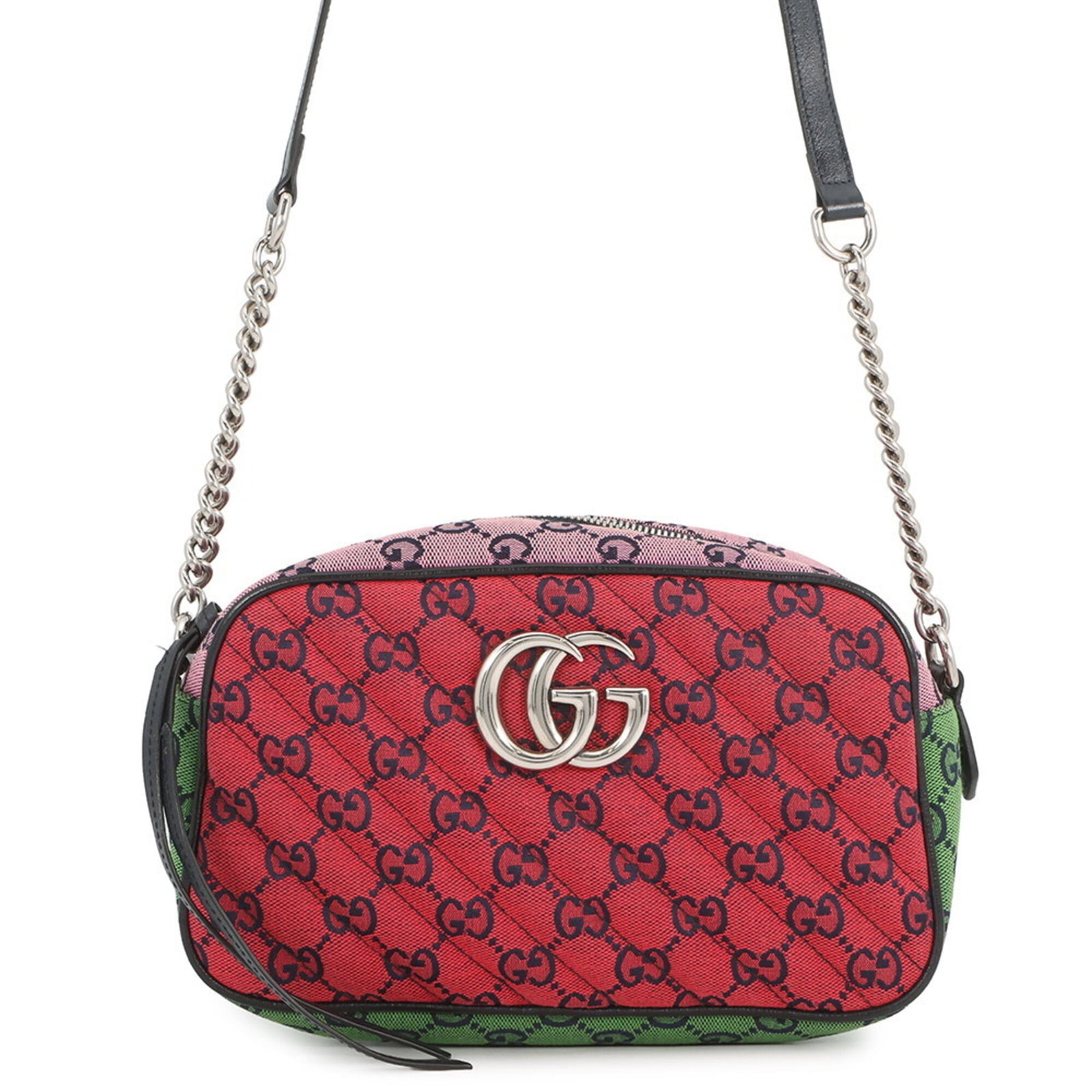 Gucci Handbag Shoulder Bag Gg Canvas: Gucci Handbag Shoulder Bag Gg Canvas Gucci's iconic Gg Canvas shoulder bag boasts a vibrant multi-color design and durable canvas material. With its compact size and versatile style, this handbag is p