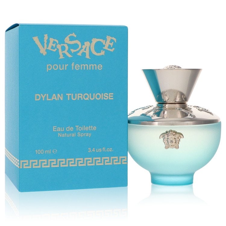 Versace Pour Femme Dylan Turquoise Perfume By Versace Eau De Toilette Spray: Versace Pour Femme Dylan Turquoise Perfume By Versace Eau De Toilette Spray 500ml Versace Pour Femme Dylan Turquoise Eau De Toilette Spray. This fragrance features a unique blend of scents, including 