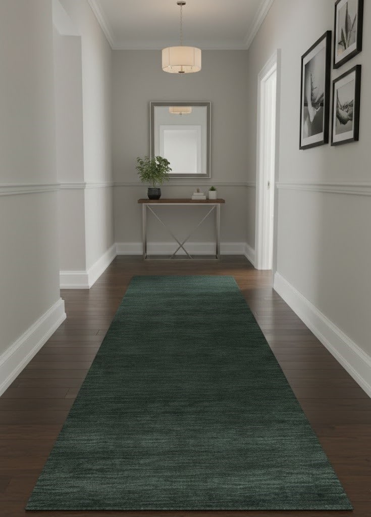 Solid Hand Loomed Runner - 2