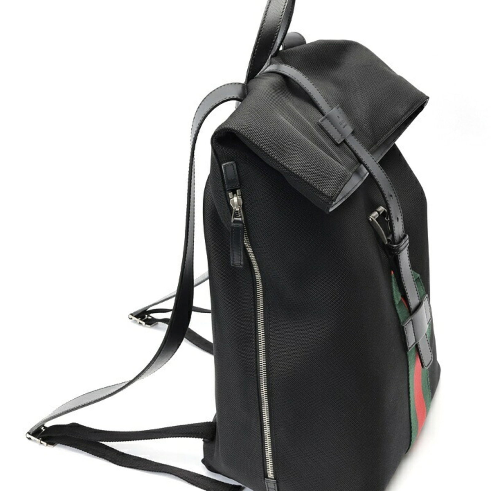 Gucci Backpack Canvas Leather - 2