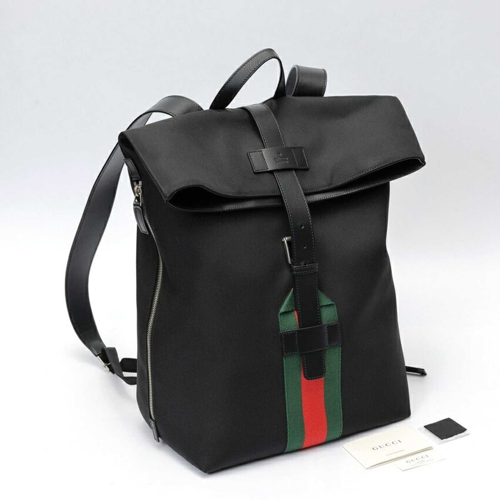 Gucci Backpack Canvas Leather - 8