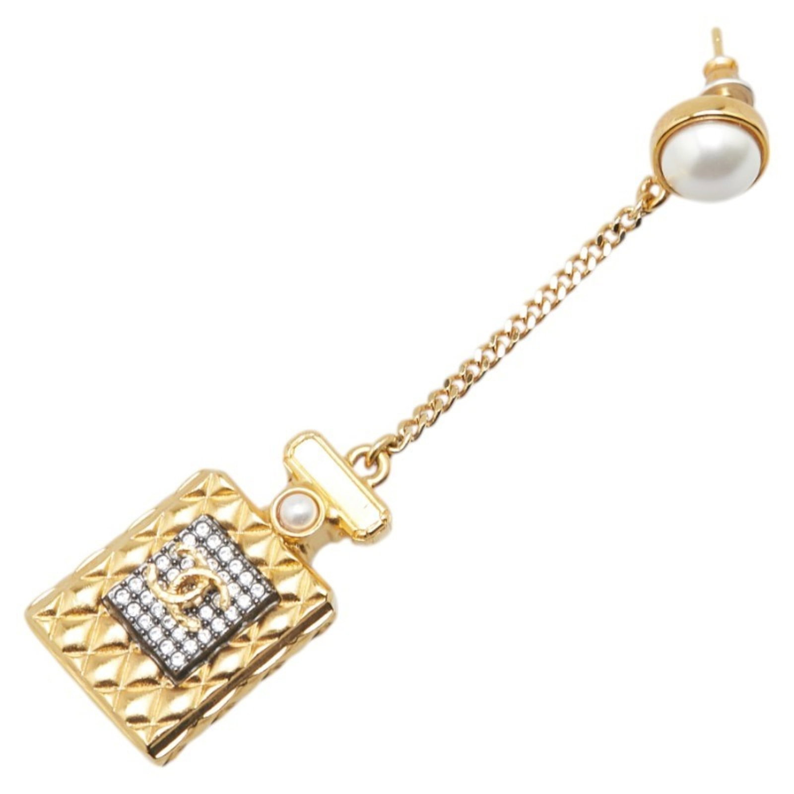 Chanel Stud Earrings: Chanel Stud Earrings Chanel's iconic stud earrings are a timeless classic. With their sleek gold design and subtle presence, these earrings add a touch of sophistication to any outfit. Showcasing slig