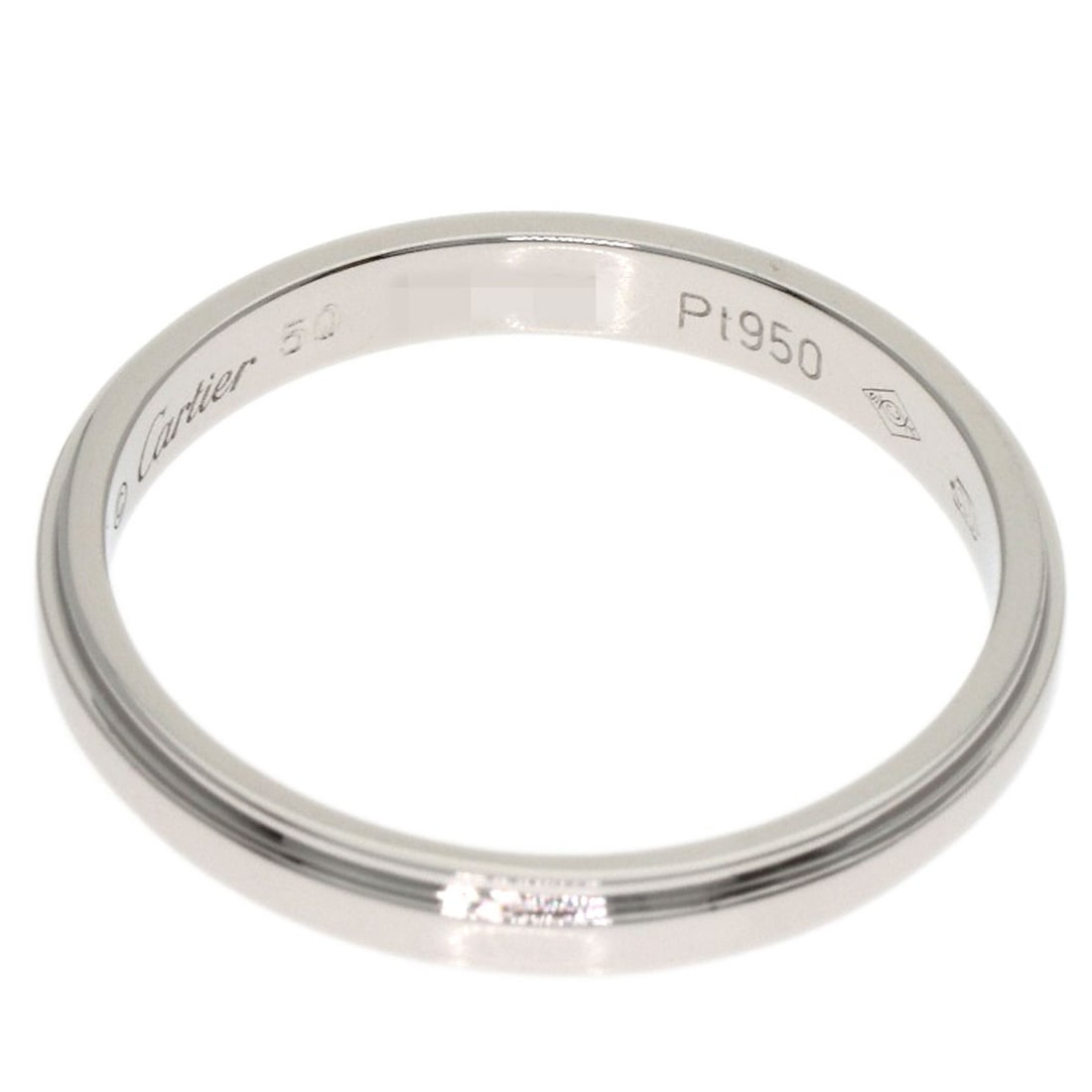 Pt 950 platinum ring - 4