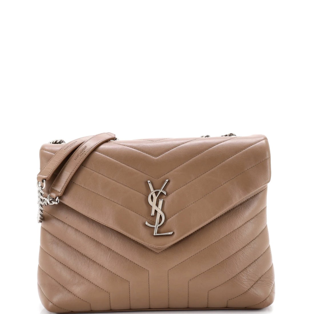 LouLou leather medium bag with matelasse chevron shoulder bag Saint Laurent (1 of 6)