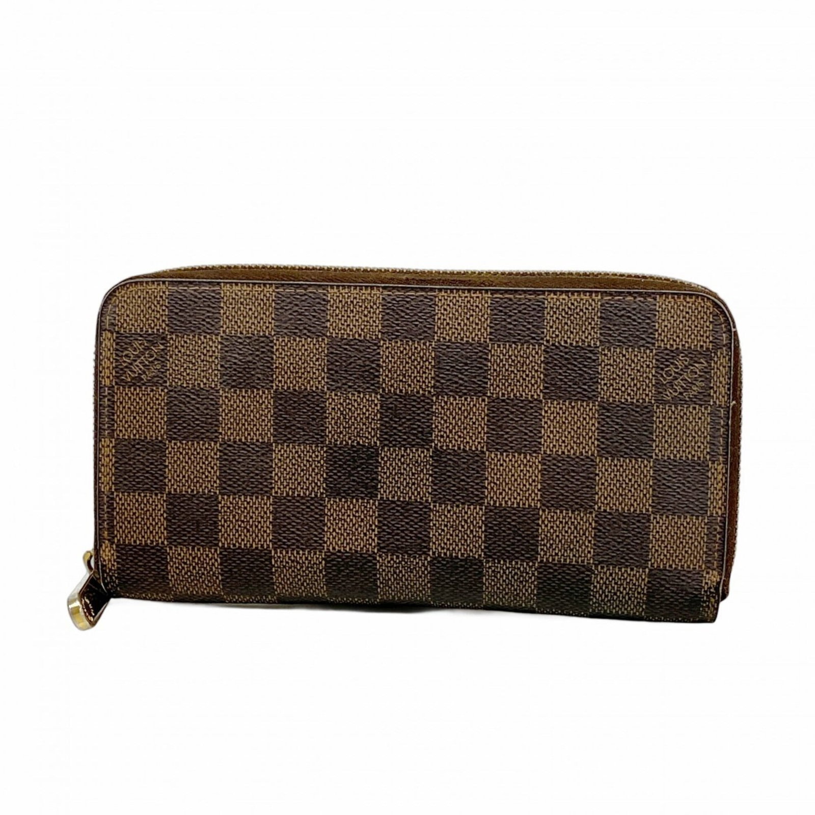 Louis Vuitton Long Wallet (Bi-Fold): Louis Vuitton Long Wallet (Bi-Fold) Used Louis Vuitton Long Wallet (Bi-Fold) in Ebene color, featuring a classic bi-fold design with a size of 10.5cm x 29.5cm x 2.5cm. This long wallet has traces of
