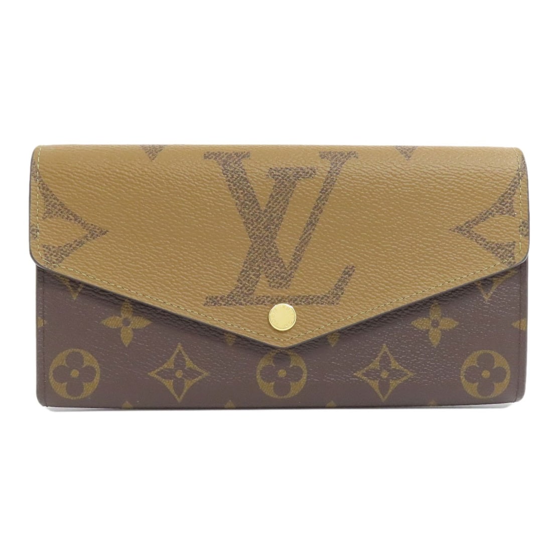 M80726 Portefiulle Wallet With Coin Sarah Long Louis Vuitton: M80726 Portefiulle Wallet With Coin Sarah Long Louis Vuitton The M80726 Portefiulle Wallet With Coin features Louis Vuitton's iconic monogram reverse design in brown. This long wallet boasts a coin po