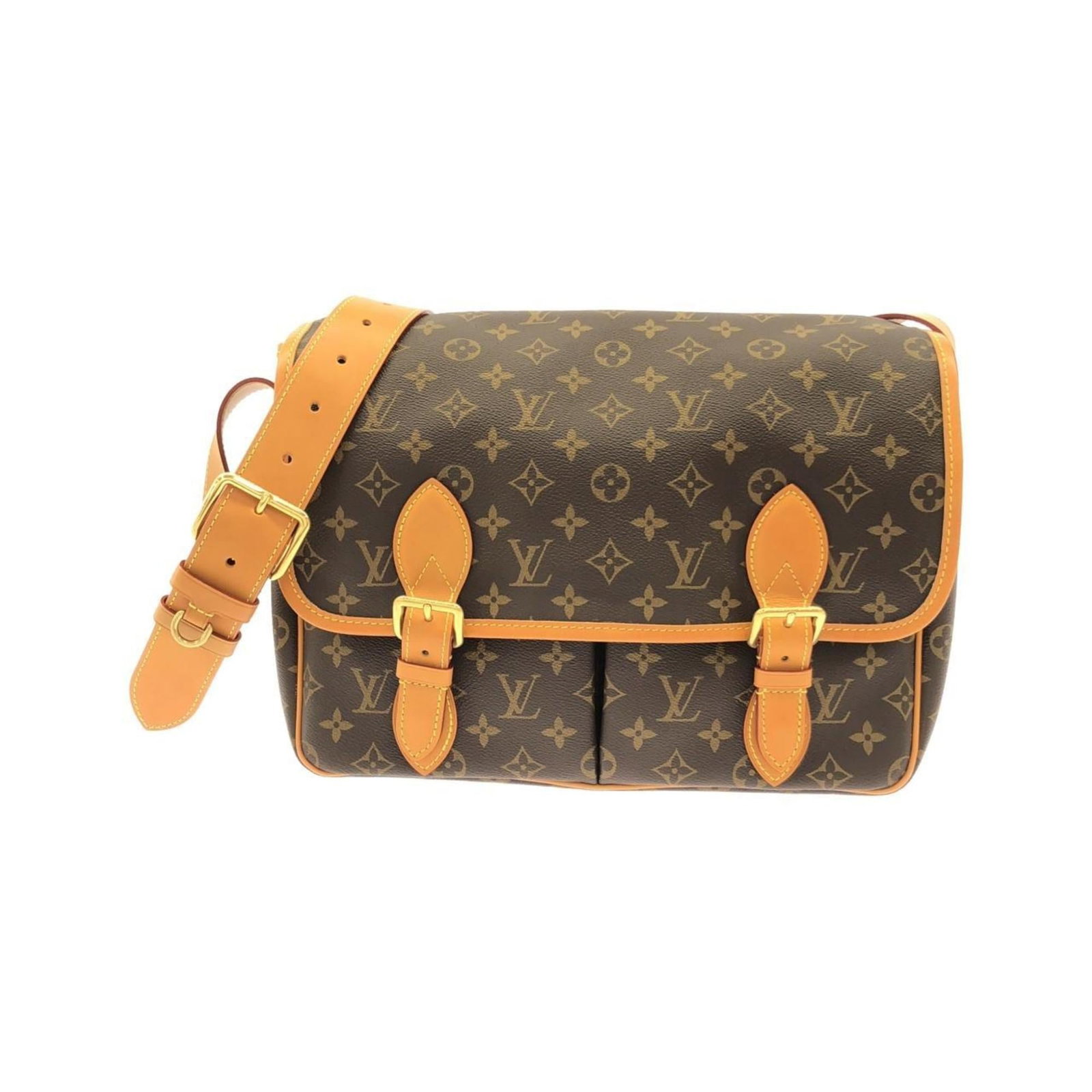 Louis Vuitton Shoulder Bag Coated Canvas: Louis Vuitton Shoulder Bag Coated Canvas The Louis Vuitton Shoulder Bag Coated Canvas boasts a timeless design with its classic brown hue and durable coated canvas material. With a size of 24cm x 33cm