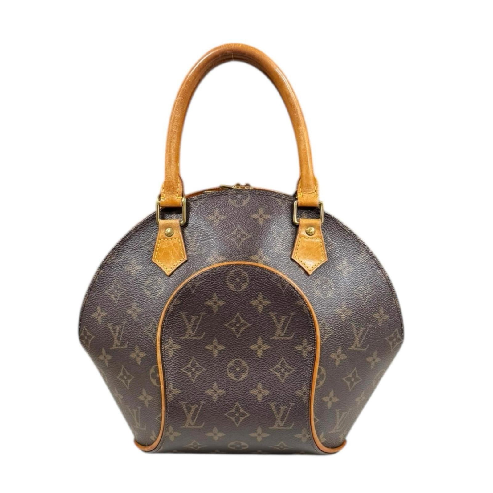 Louis Vuitton Handbag Monogram: Louis Vuitton Handbag Monogram This Louis Vuitton Handbag Monogram is a unique, used piece with character. With its classic monogram pattern and brown color, it exudes timeless elegance. Measuring 25.