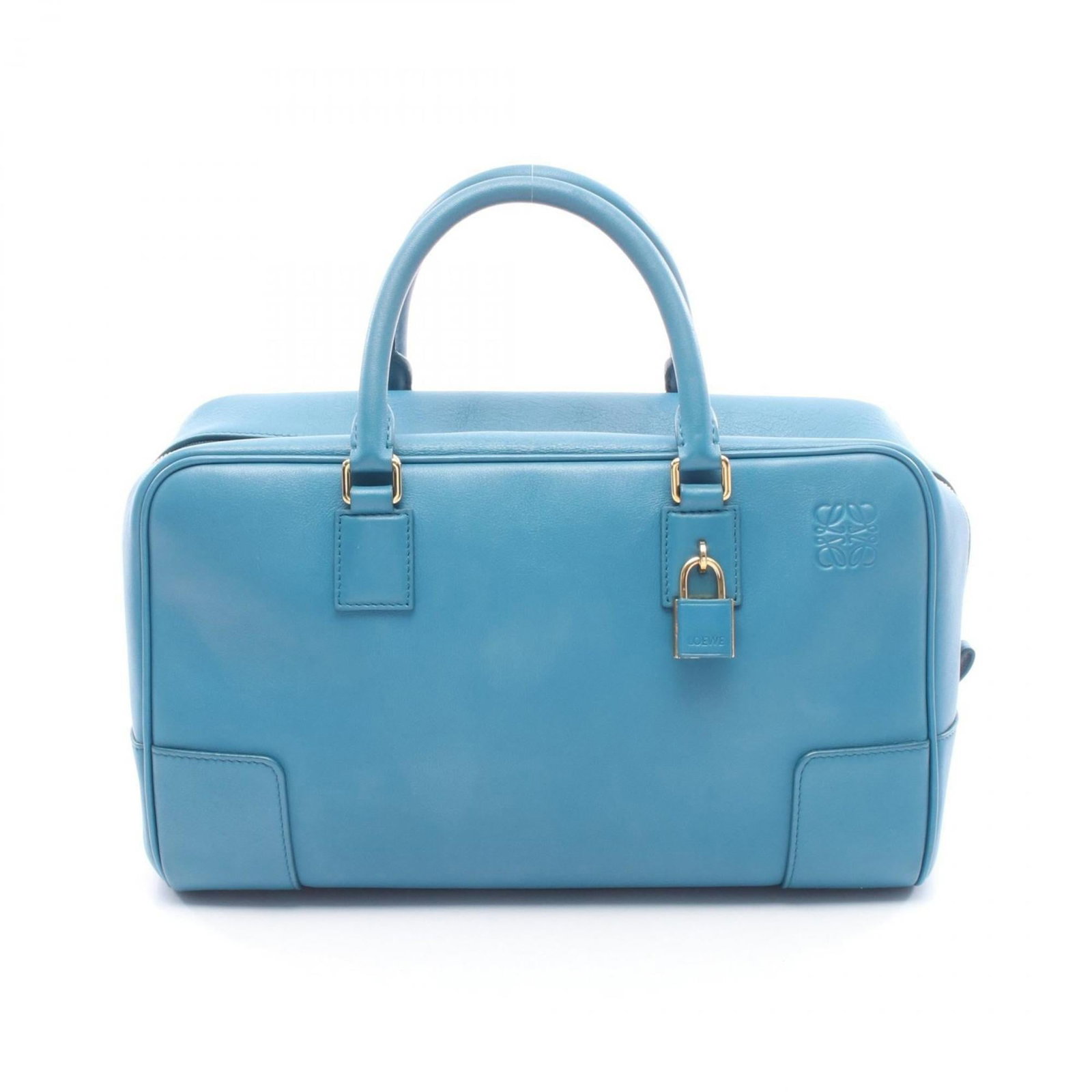 Loewe Handbag Leather: Loewe Handbag Leather Used Loewe Handbag Leather in Green. This pre-owned handbag features high-quality leather with some scratches and dirt, giving it a worn-in look. With its classic design and vibr