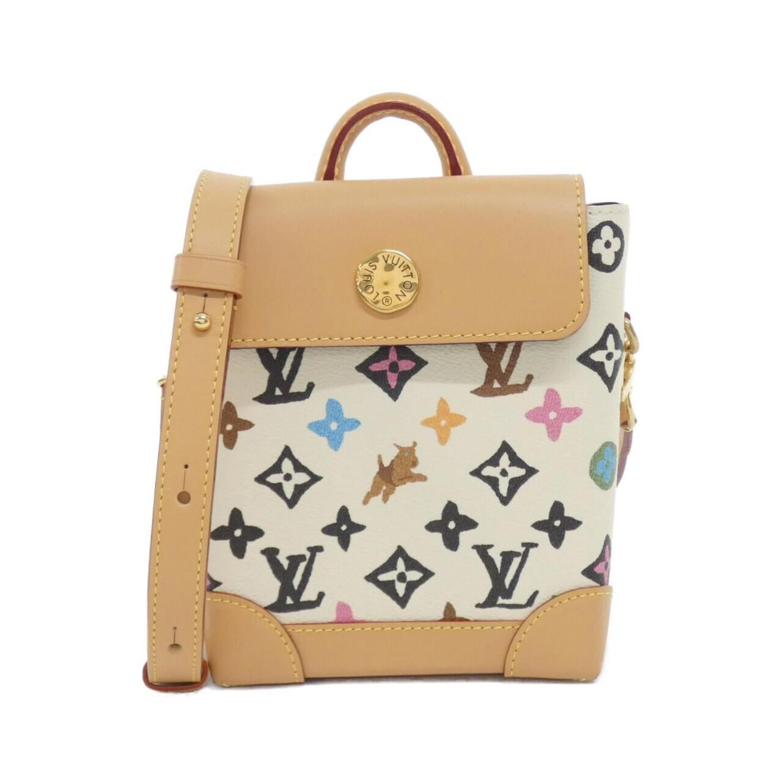 Louis Vuitton Shoulder Bag Coated Canvas (1 of 6)