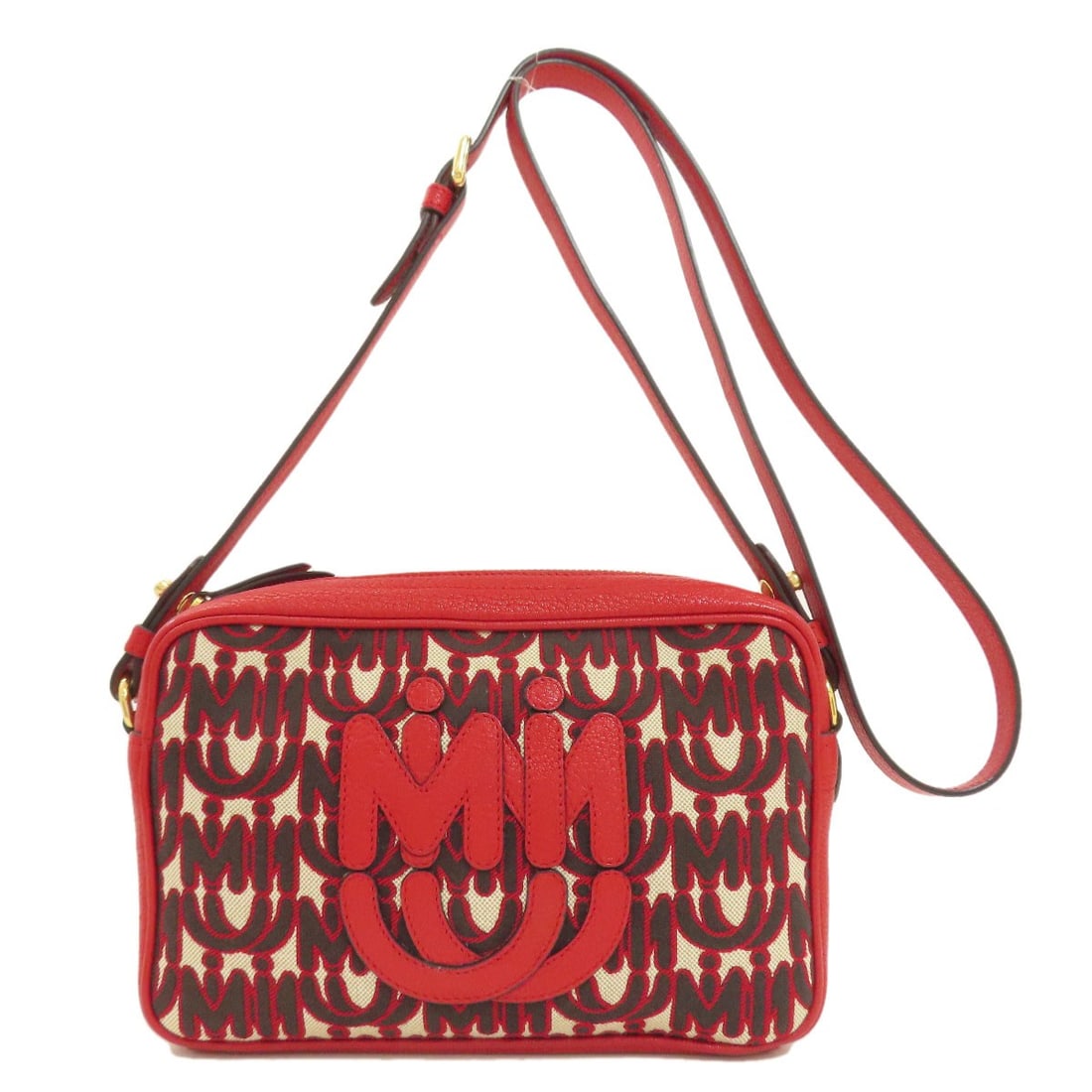 Miumiu Canvas 5Bh116 Paris Bag Collab Shoulder: Miumiu Canvas 5Bh116 Paris Bag Collab Shoulder The MIUMIU Canvas 5Bh116 Paris Bag Collab Shoulder boasts a vibrant red canvas exterior, making a bold statement. This shoulder bag features a unique col