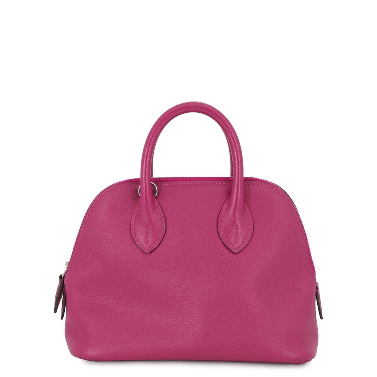 Hermes Handbag: Hermes Handbag Rose Purple Hermes Handbag for Sale - A Pre-Owned Luxury Item. This used handbag features a beautiful rose purple color and measures 13.5cm x 18cm x 7.5cm. With some minor scratches