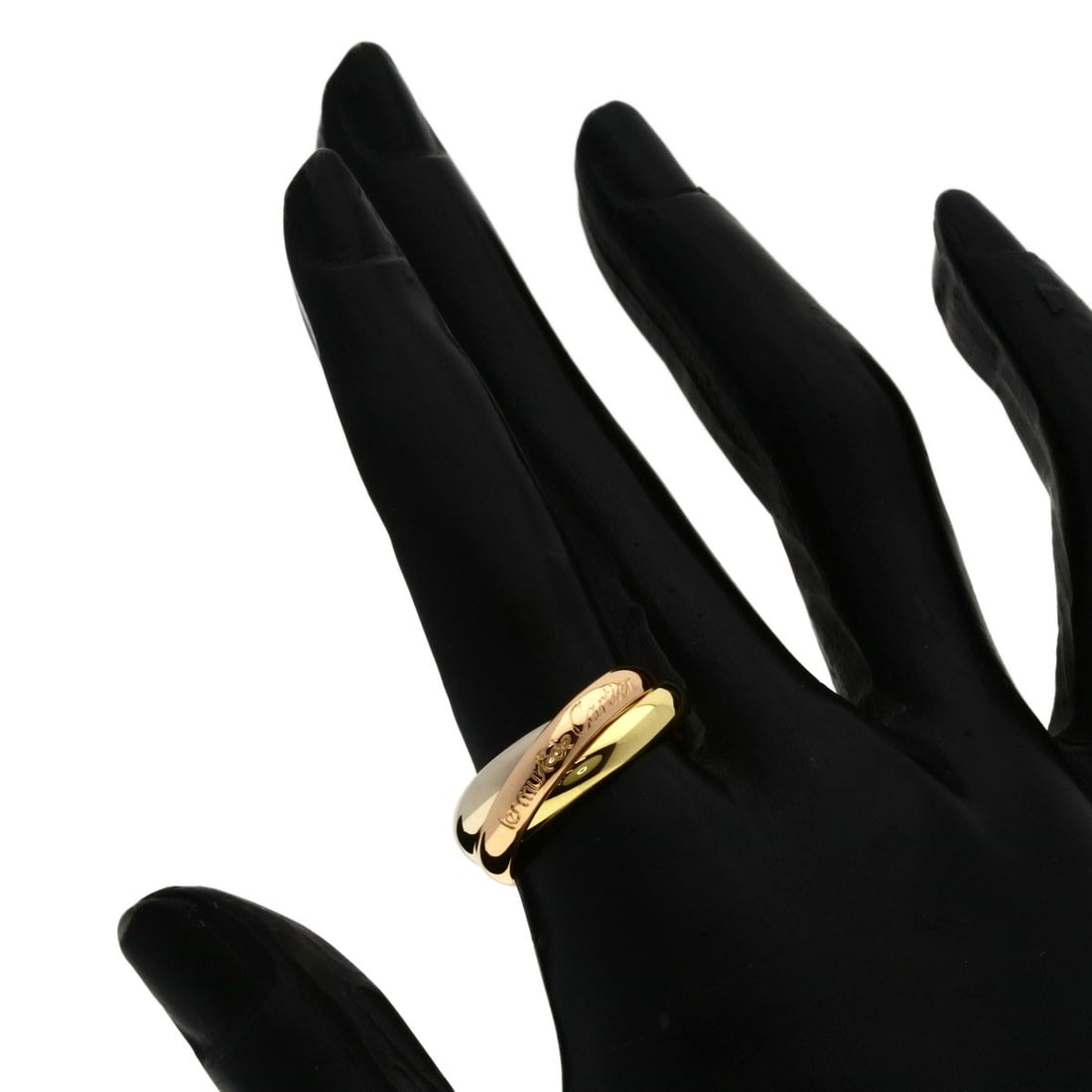 K18 Trinity Gold Ring #53 - 4