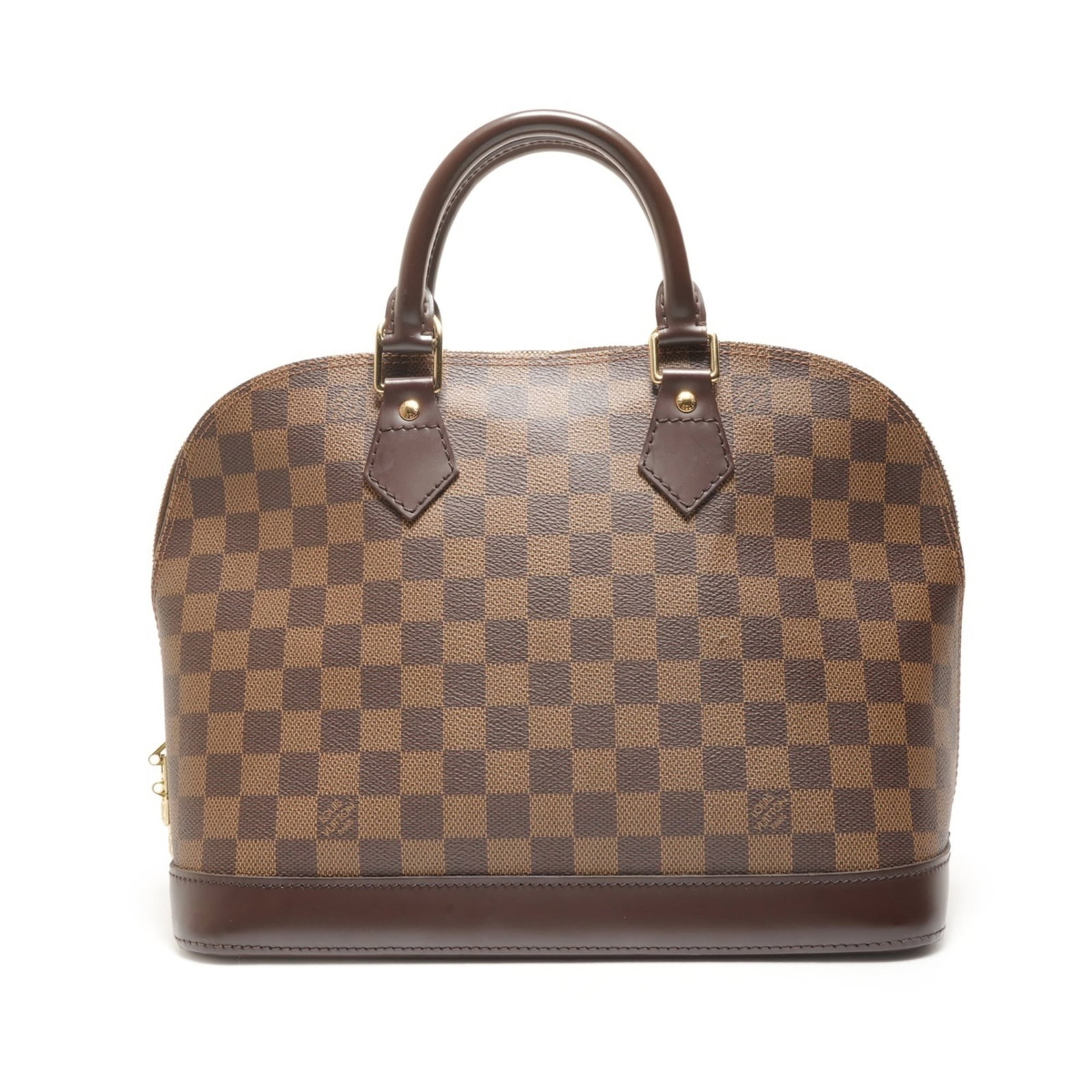 Louis Vuitton Handbag: Louis Vuitton Handbag Brown Damier Canvas Louis Vuitton Handbag. This classic handbag features a timeless design with a brown Damier canvas exterior and measures 24cm x 30cm x 15.5cm. With its